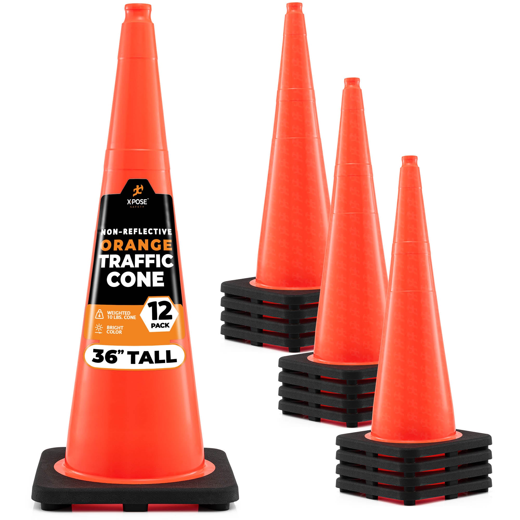 36" Orange Traffic Cone