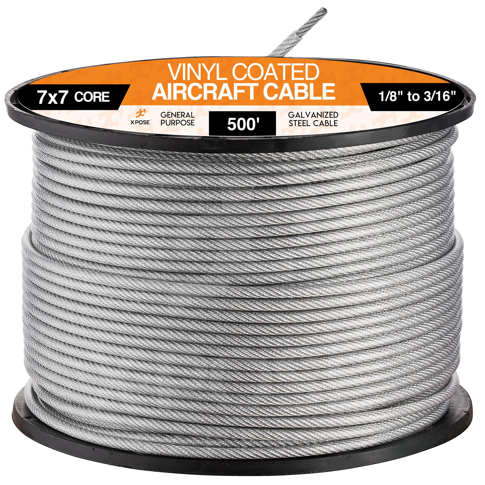 Vinyl Coated Galvanized Steel Aircraft Cable Wire