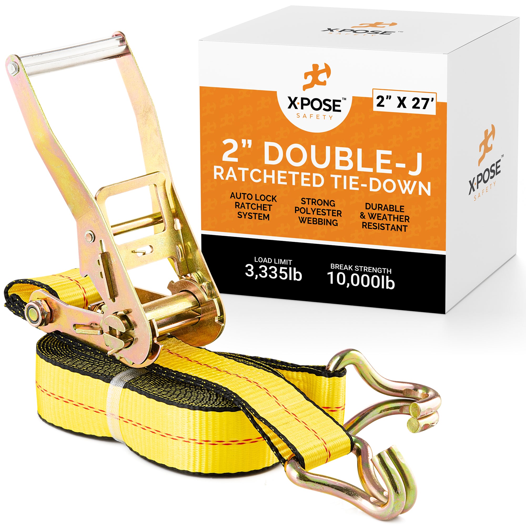 Heavy Duty Tie Down Ratchet Straps