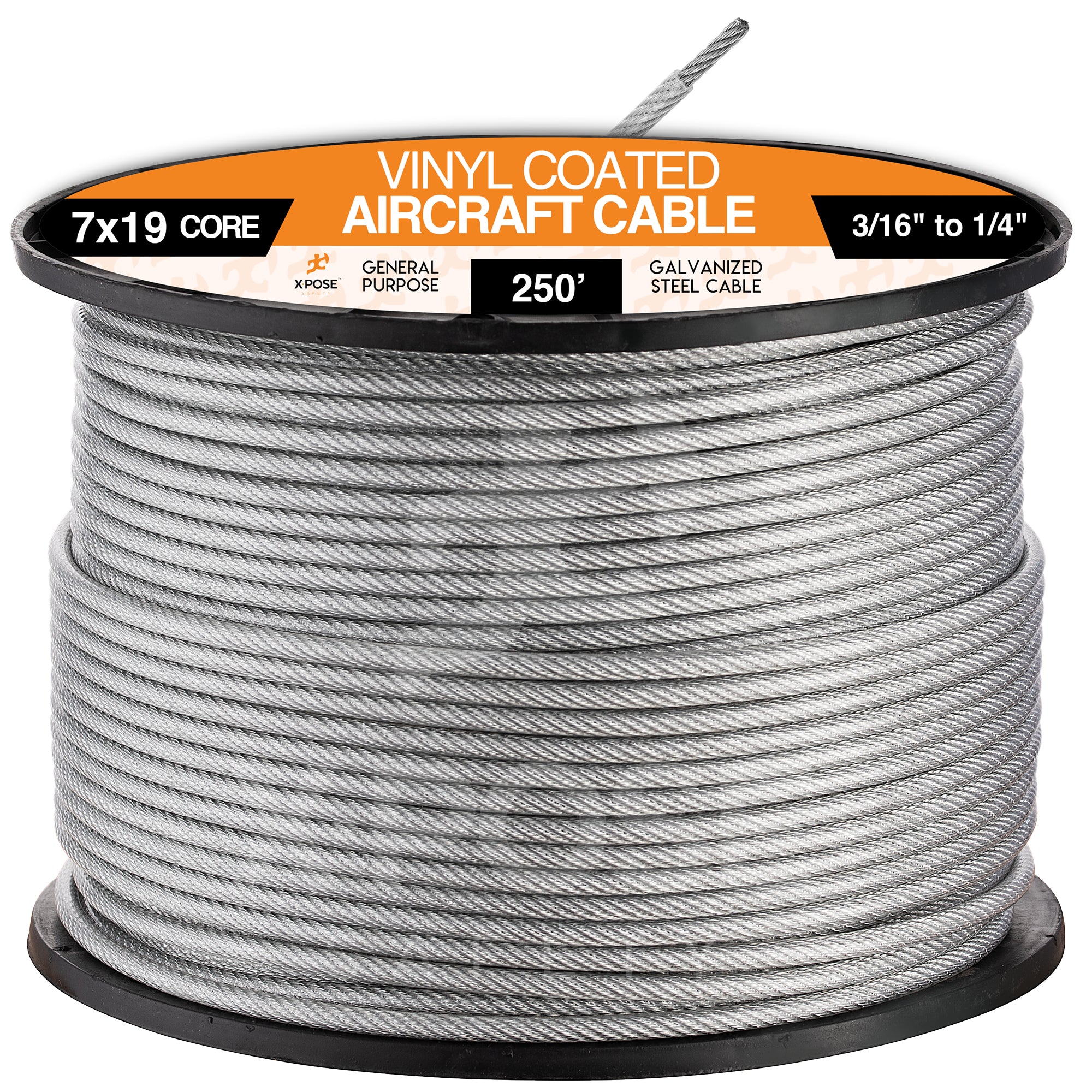 Vinyl Coated Galvanized Steel Aircraft Cable Wire