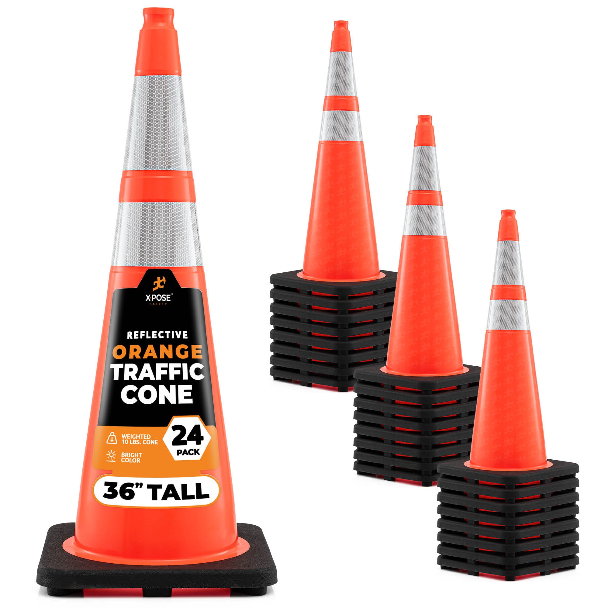 36" Orange Traffic Cone