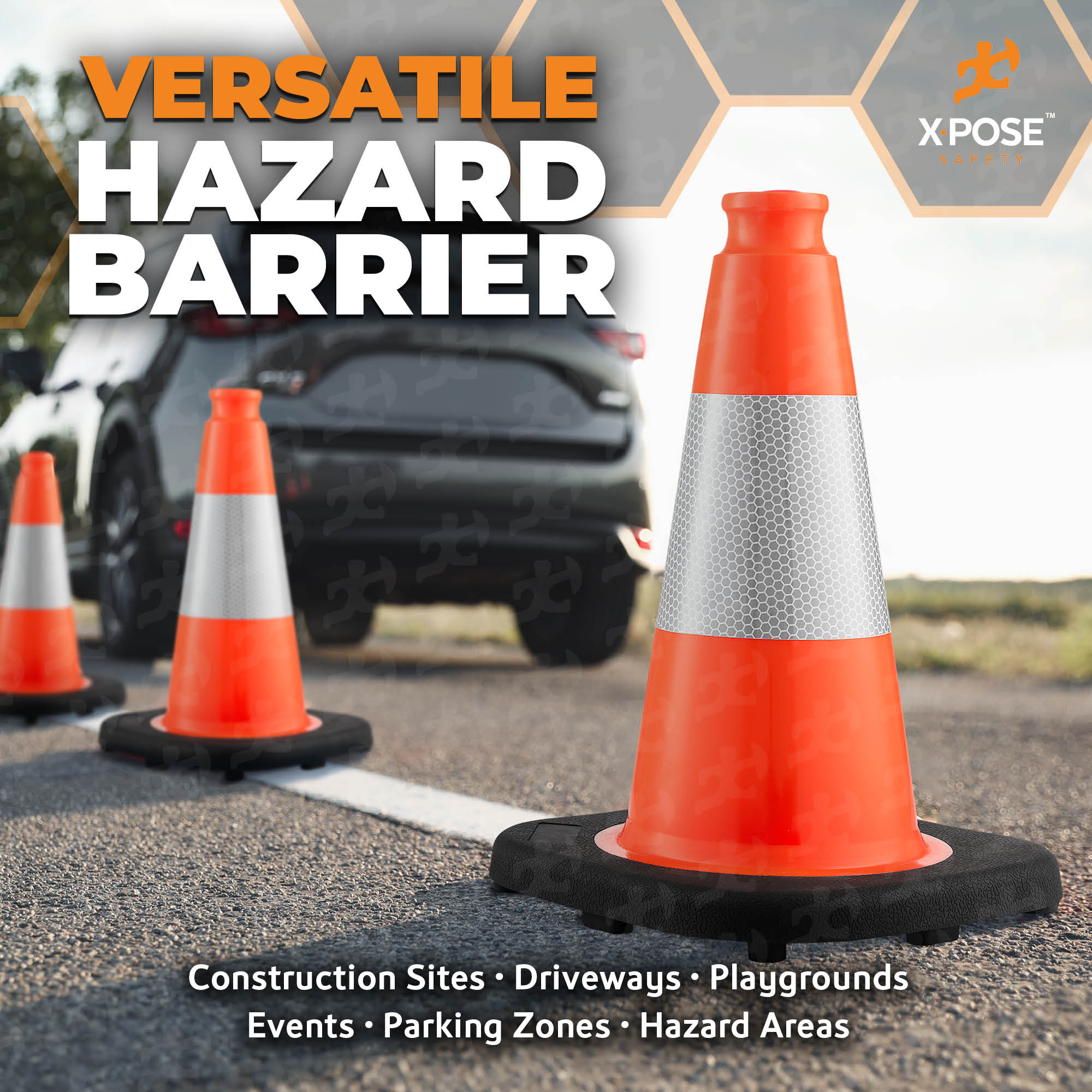 12" Orange Traffic Cone