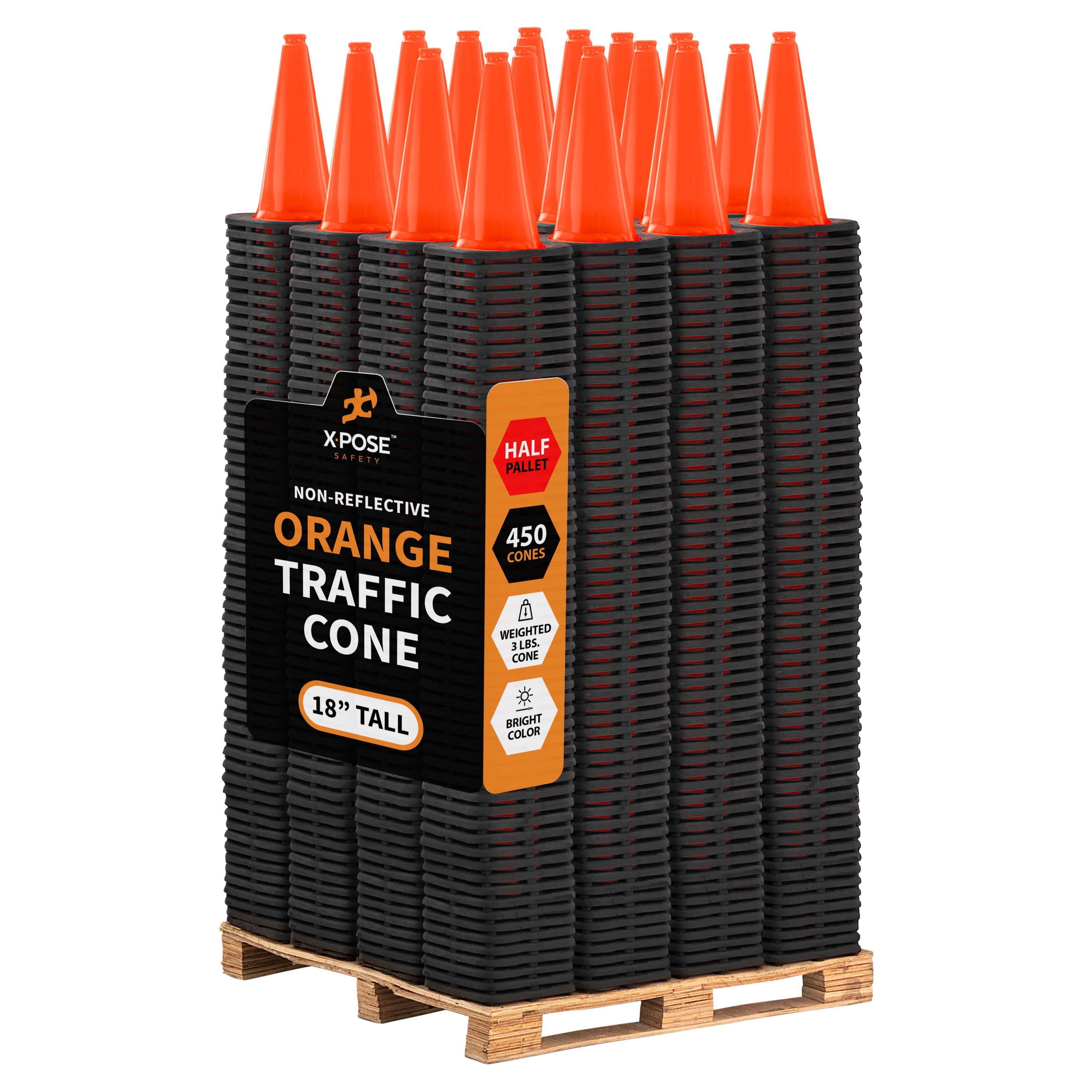 18" Orange Traffic Cone