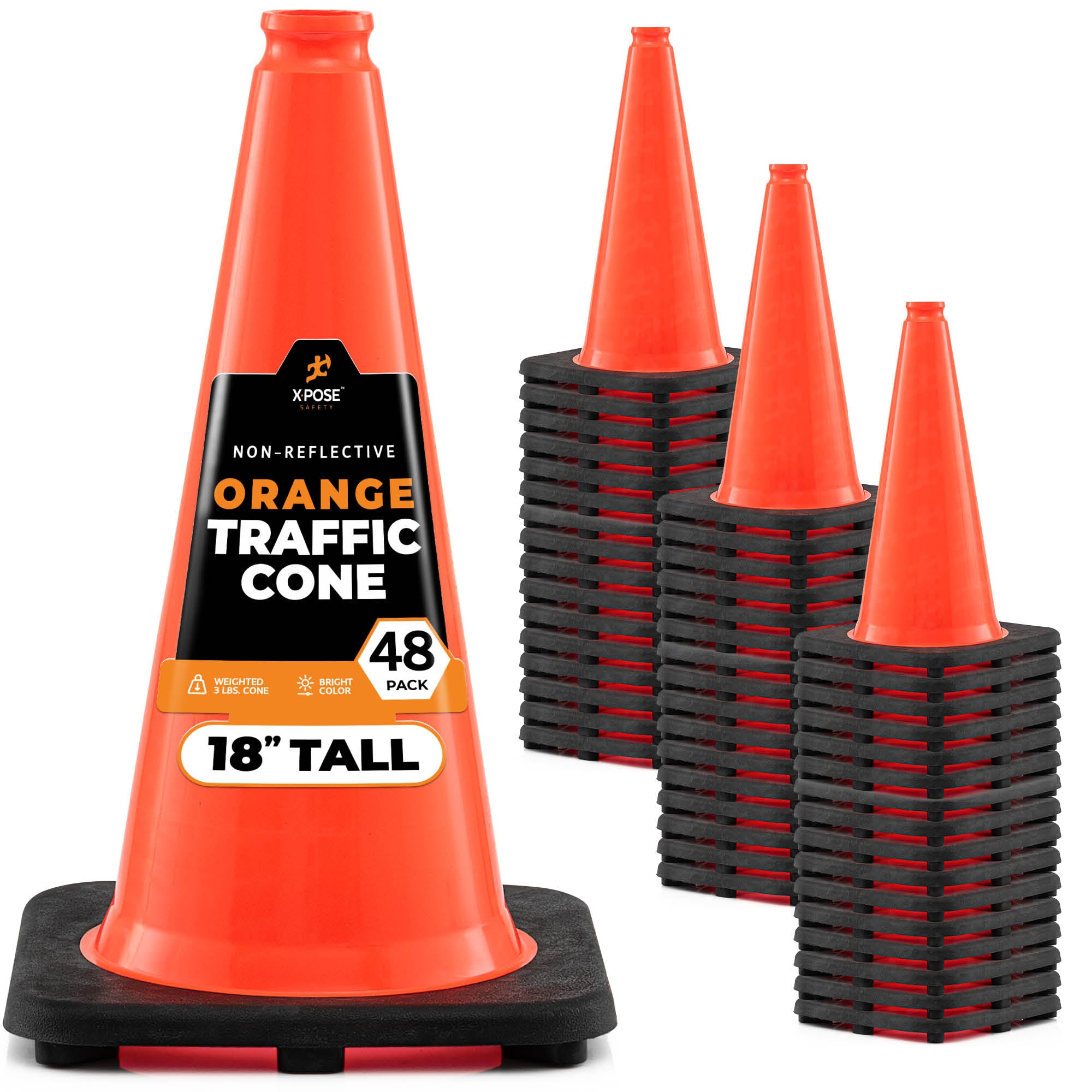 18" Orange Traffic Cone