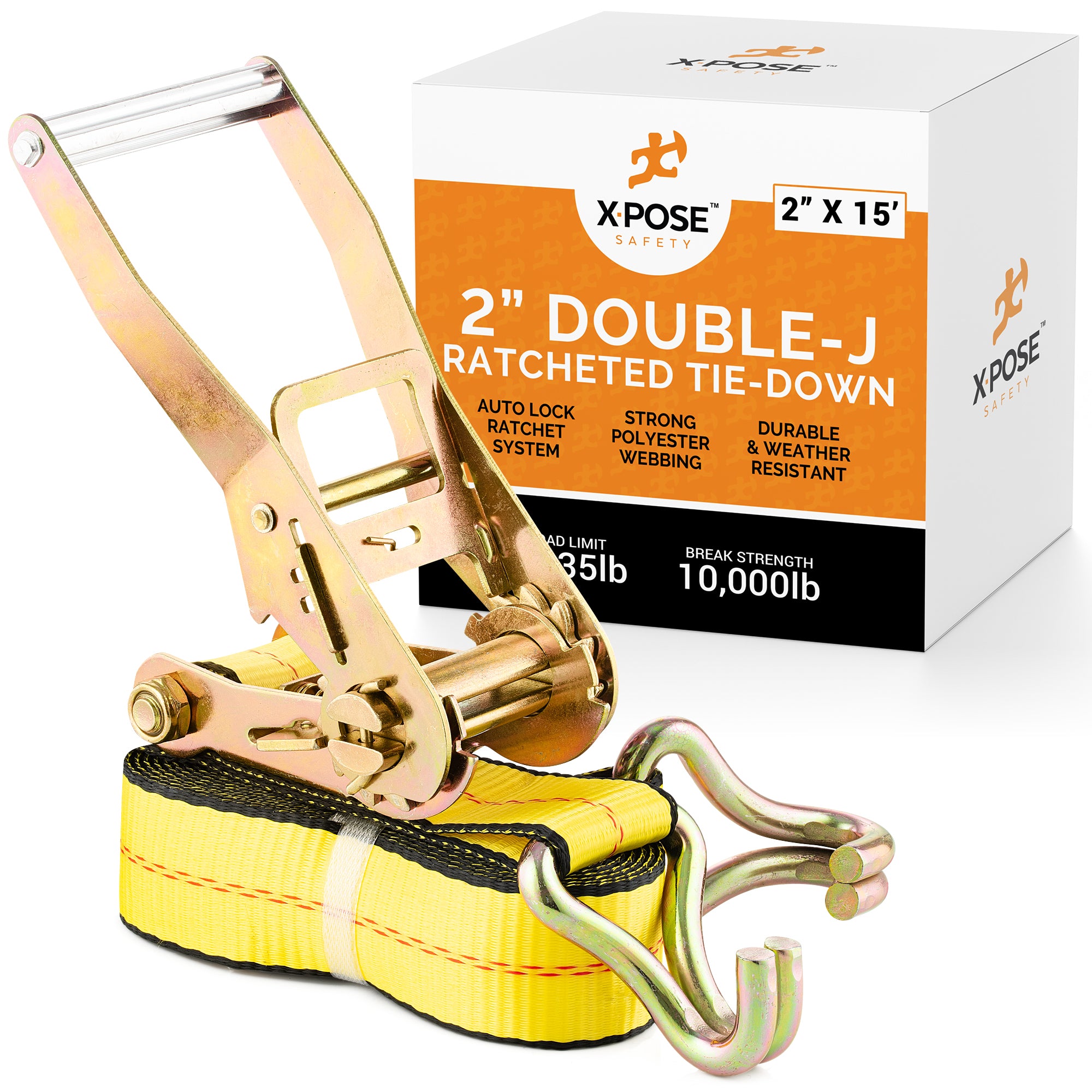 Heavy Duty Tie Down Ratchet Straps