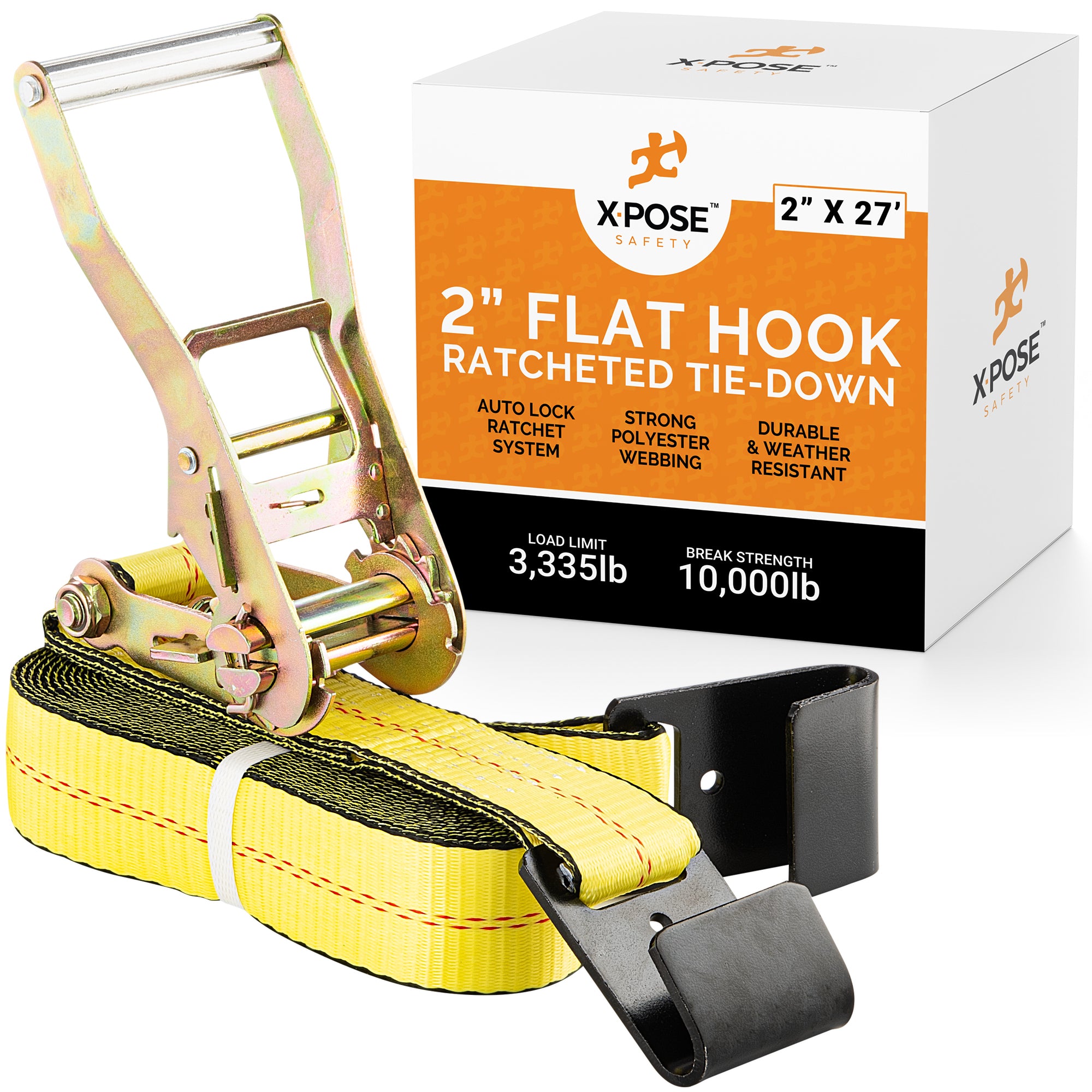 Heavy Duty Tie Down Ratchet Straps