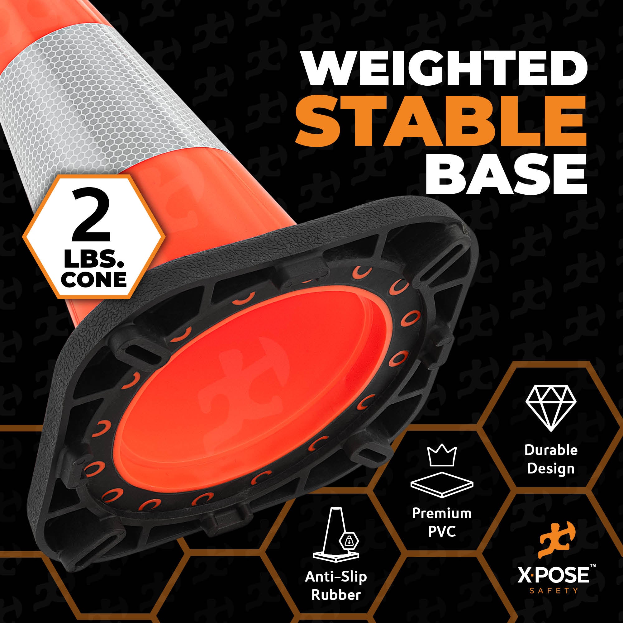 12" Orange Traffic Cone