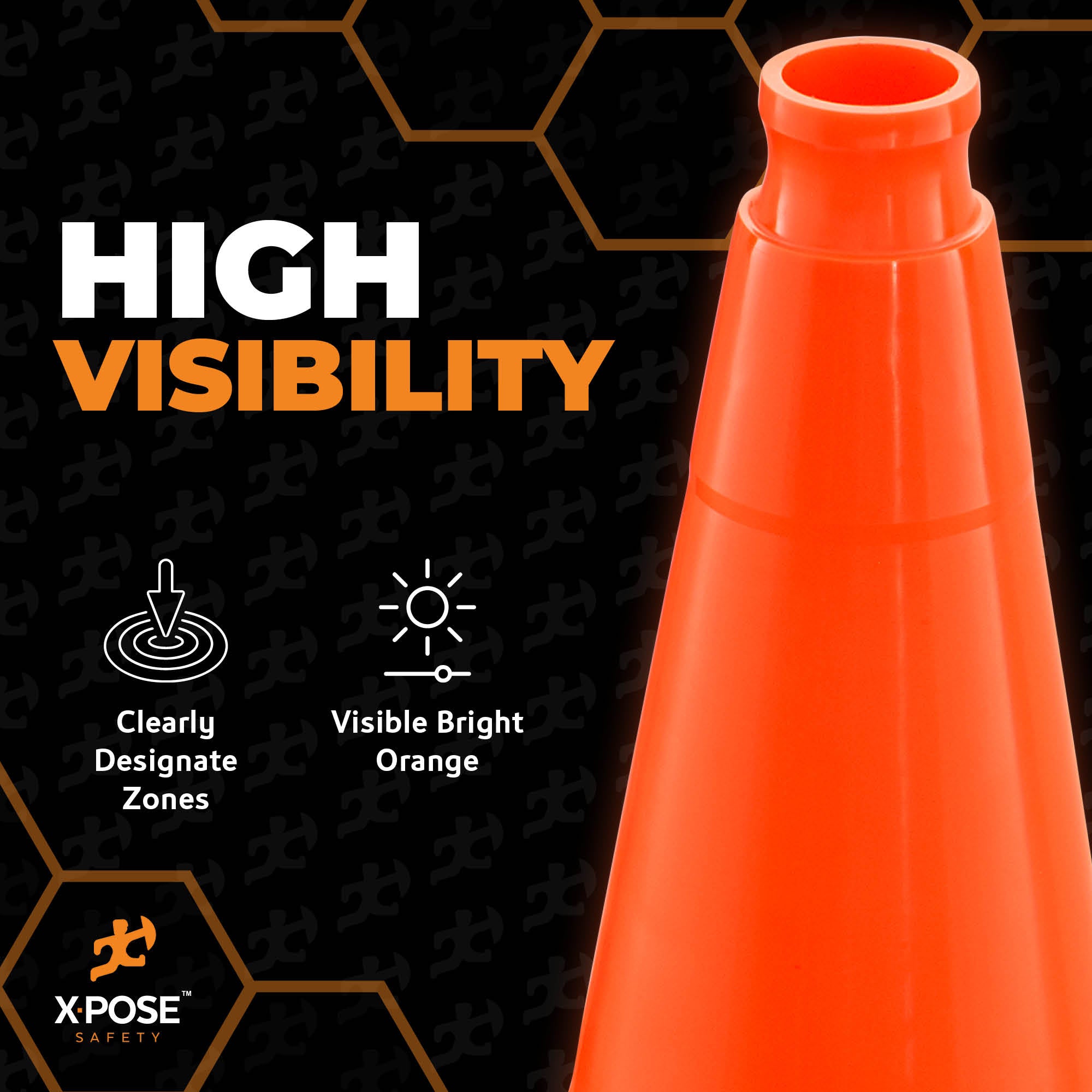 28" Orange Traffic Cone