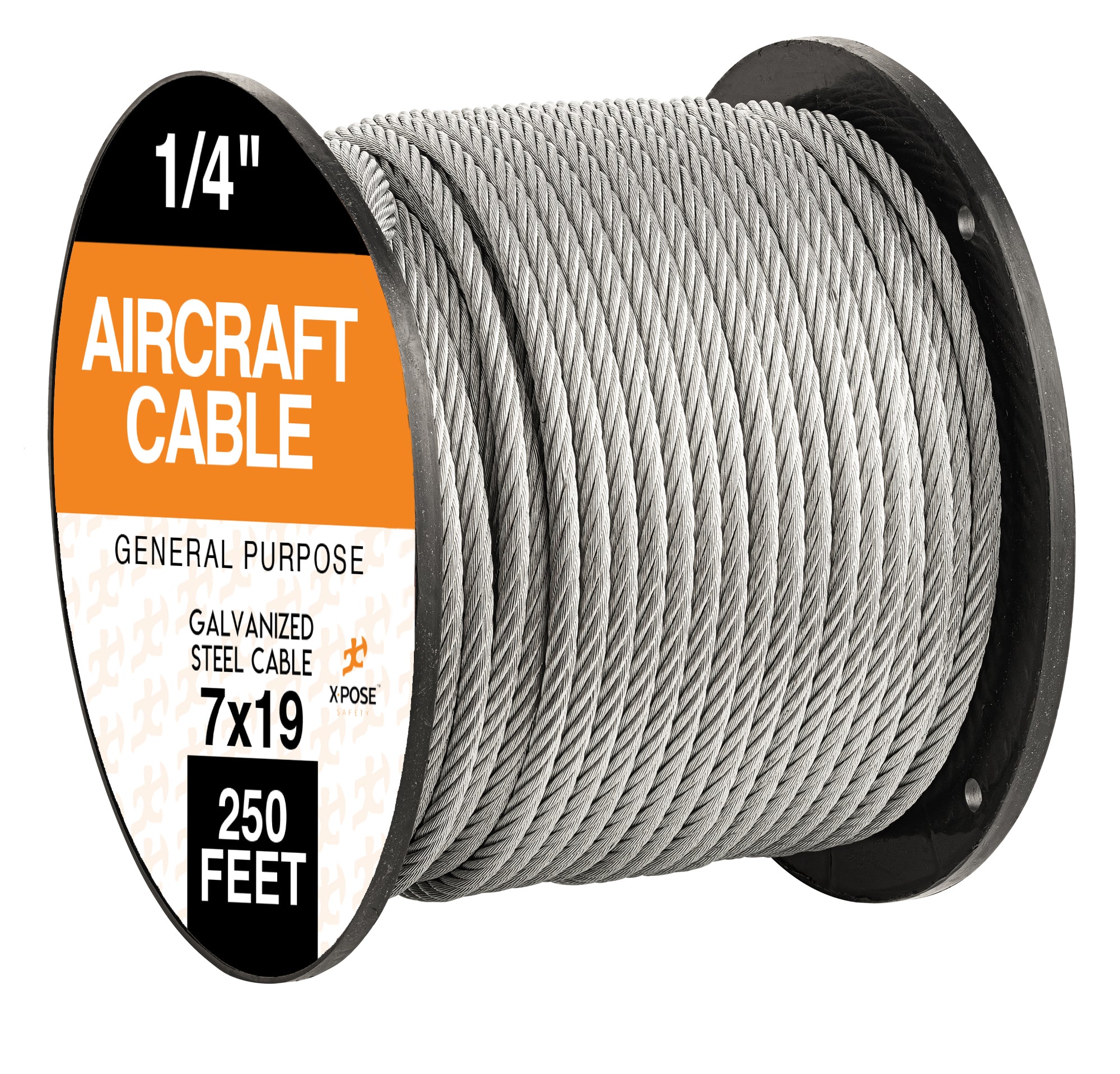 7x19 Galvanized Steel Aircraft Cable
