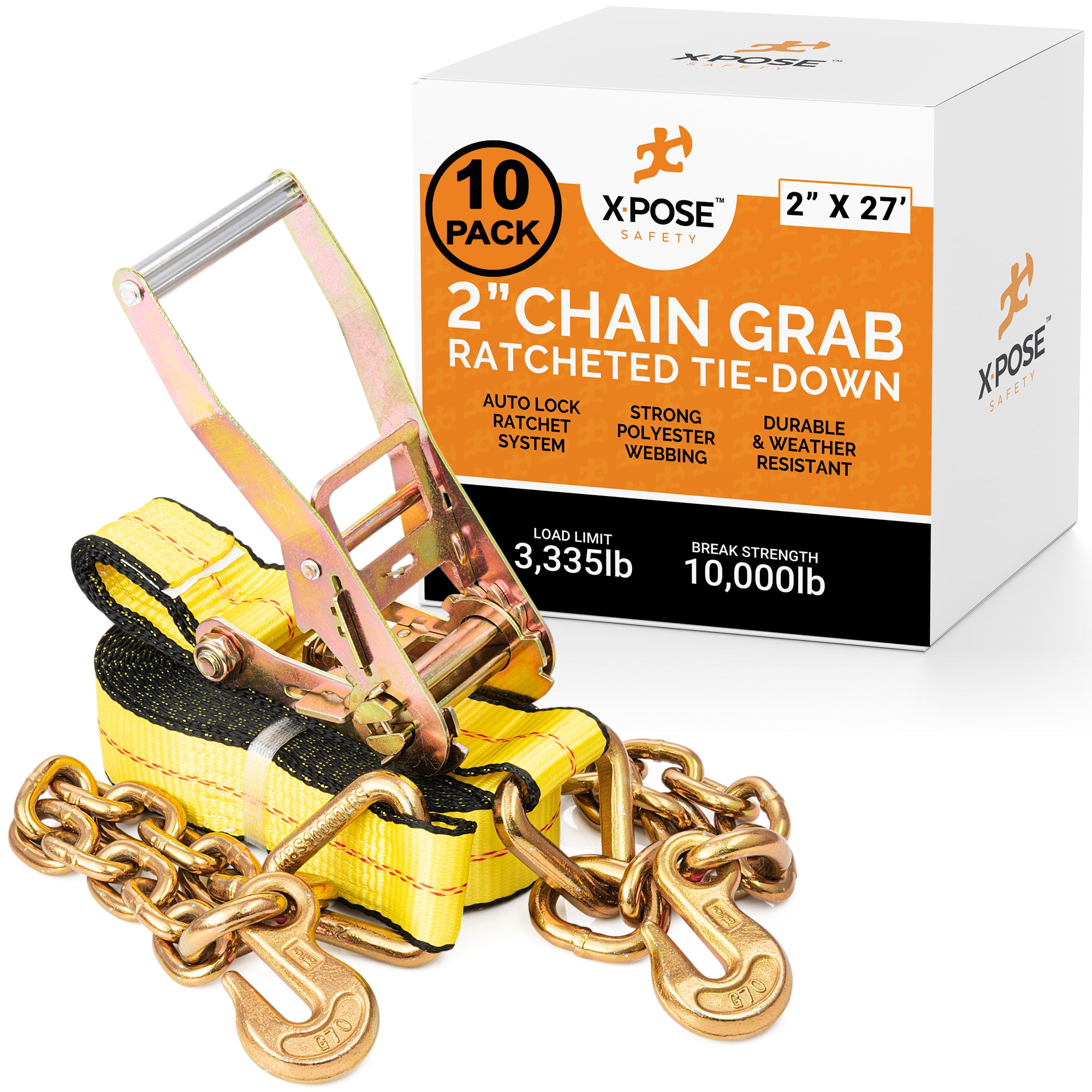 Heavy Duty Tie Down Ratchet Straps