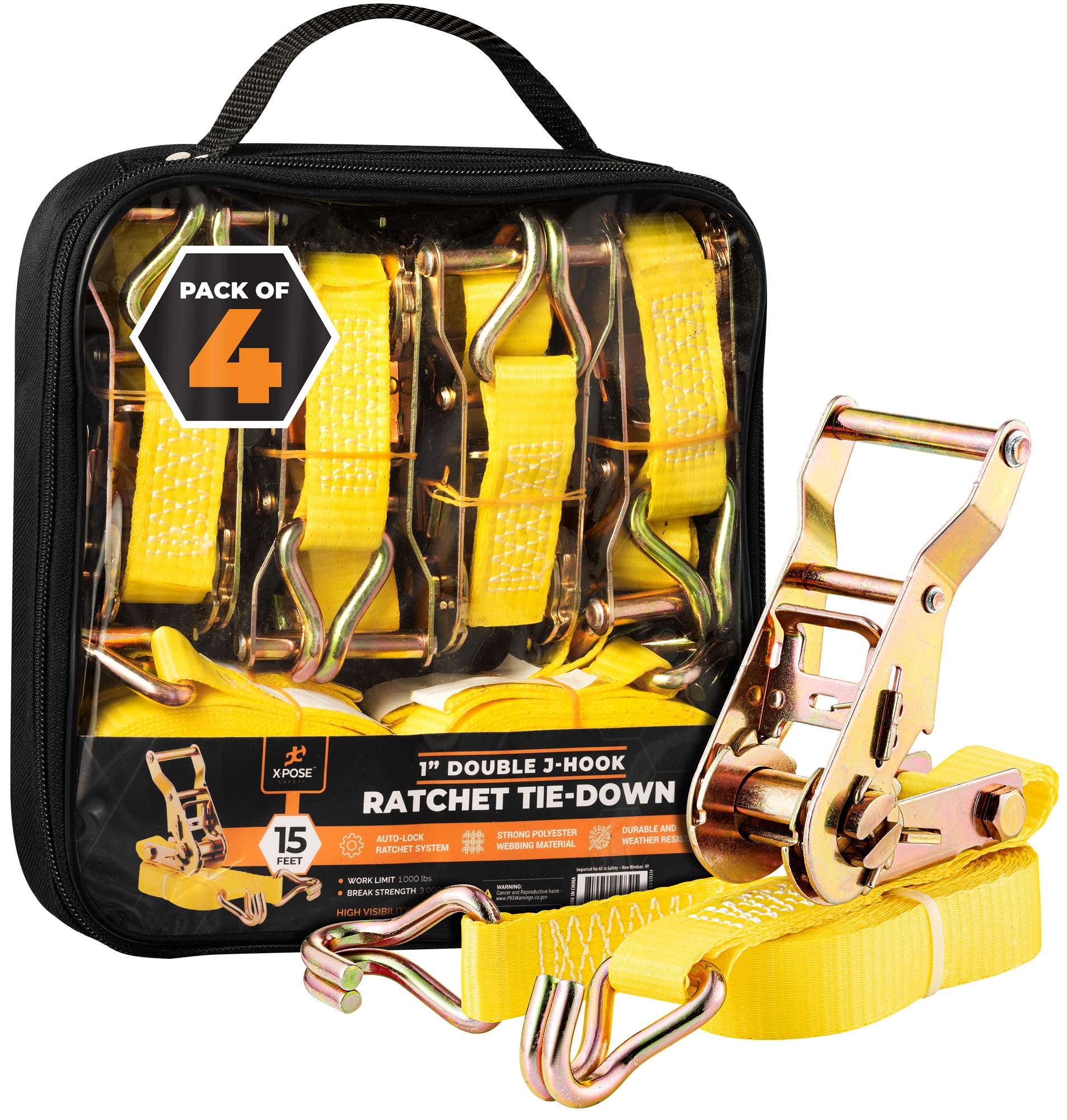 Heavy Duty Tie Down Ratchet Straps