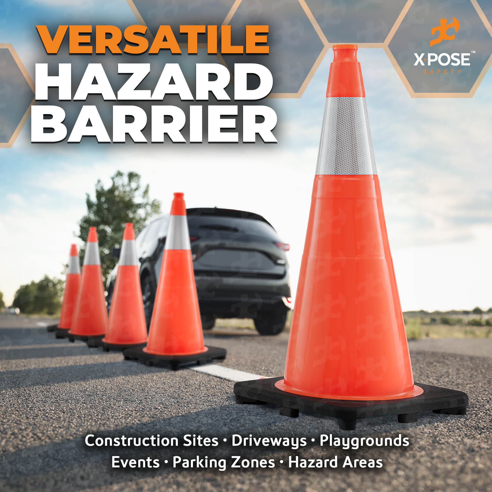 28" Orange Traffic Cone