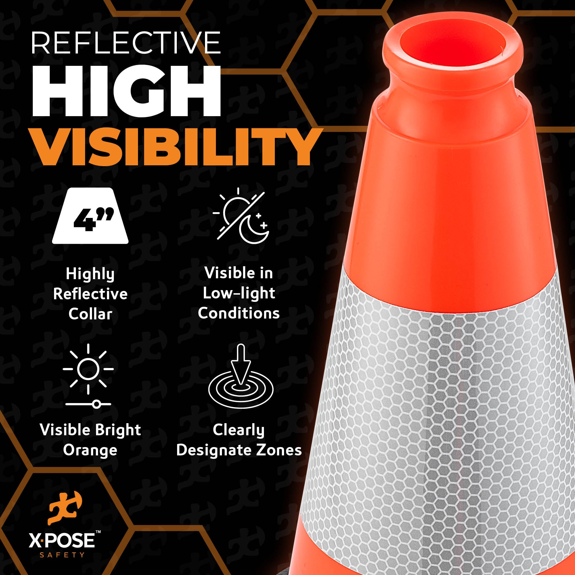 12" Orange Traffic Cone
