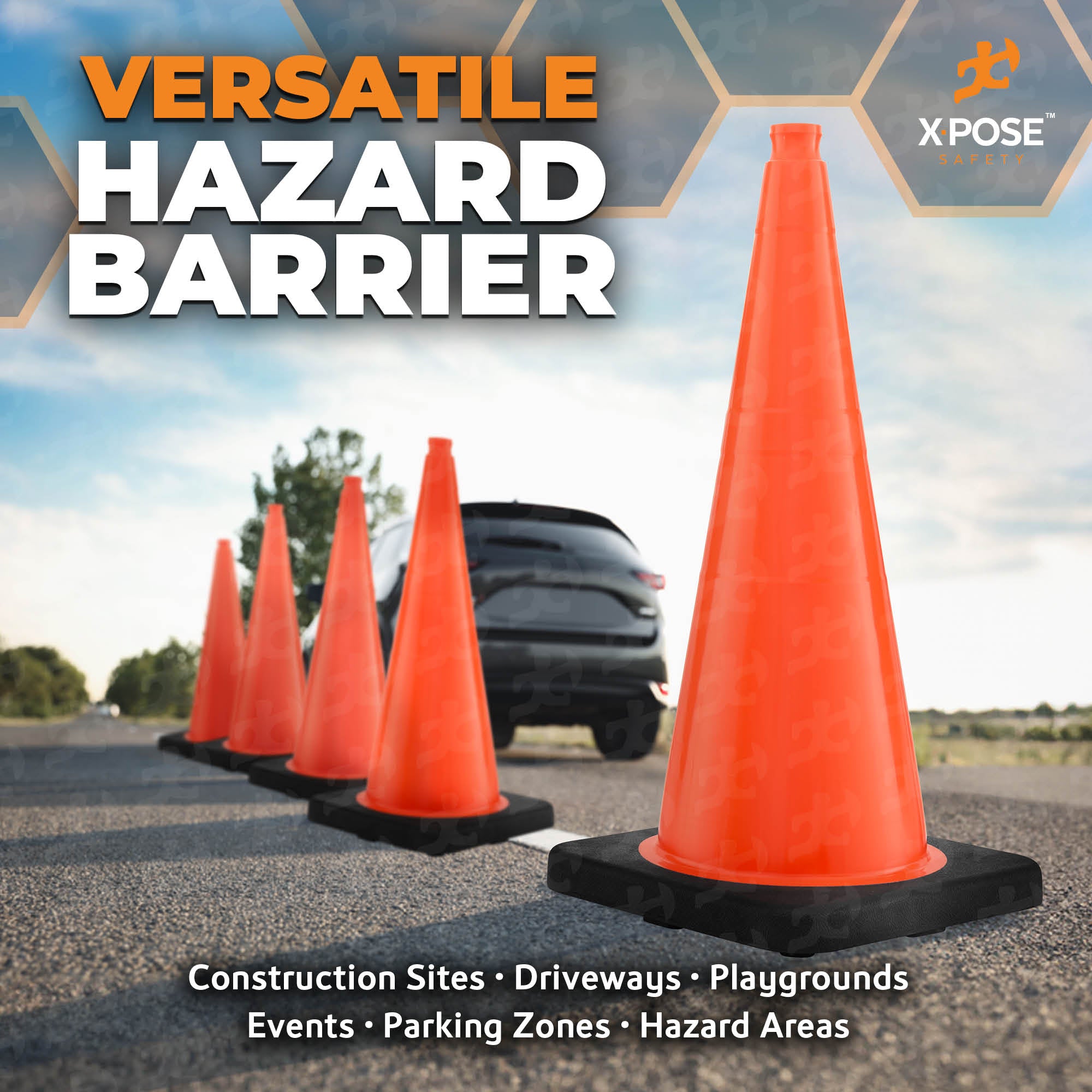 28" Orange Traffic Cone