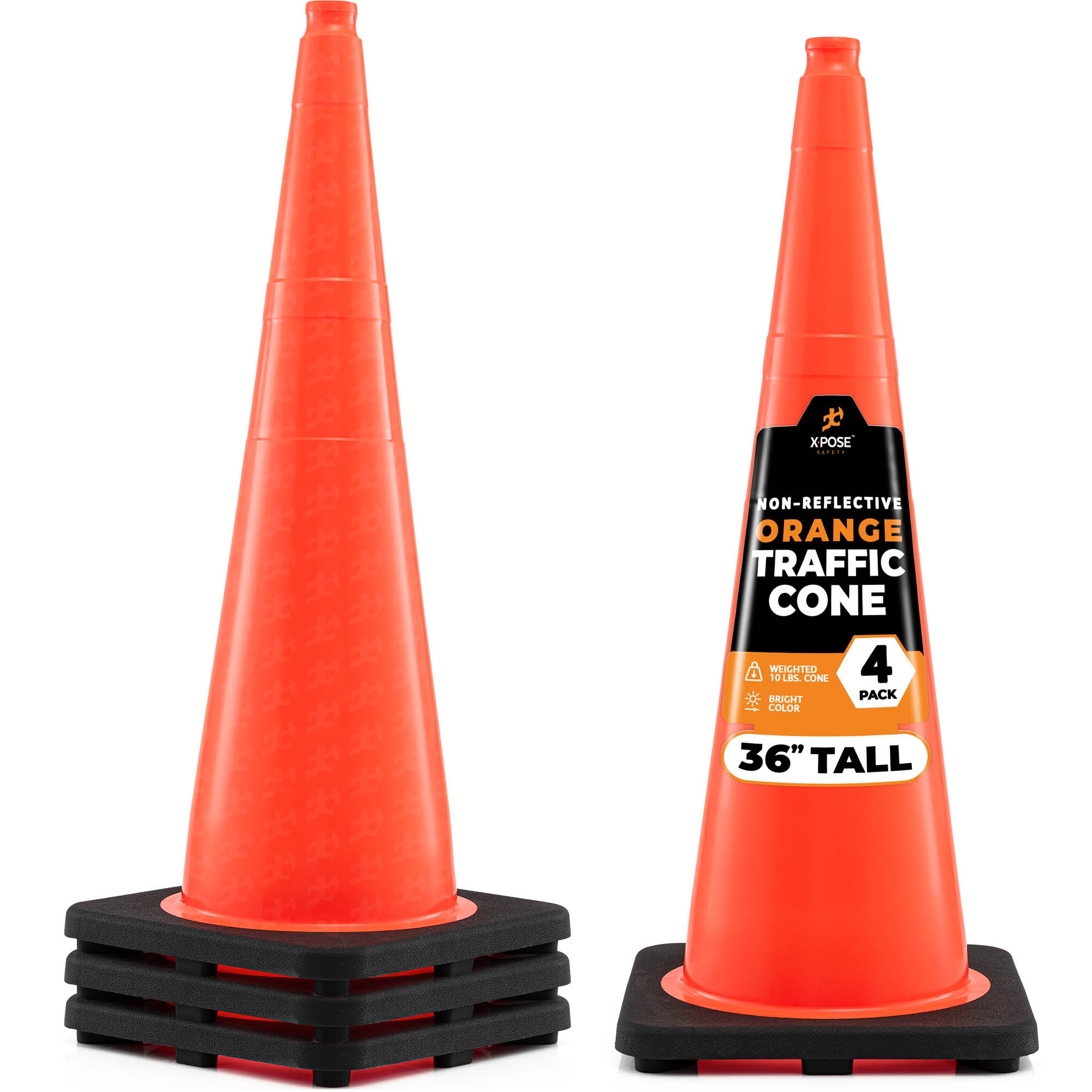 36" Orange Traffic Cone