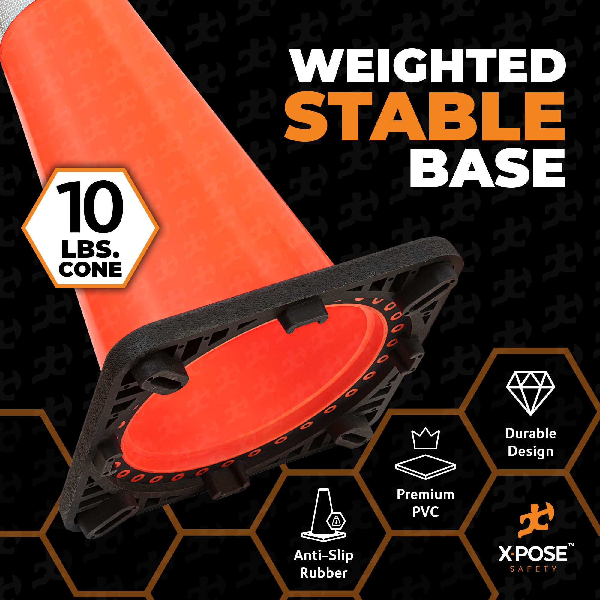 36" Orange Traffic Cone