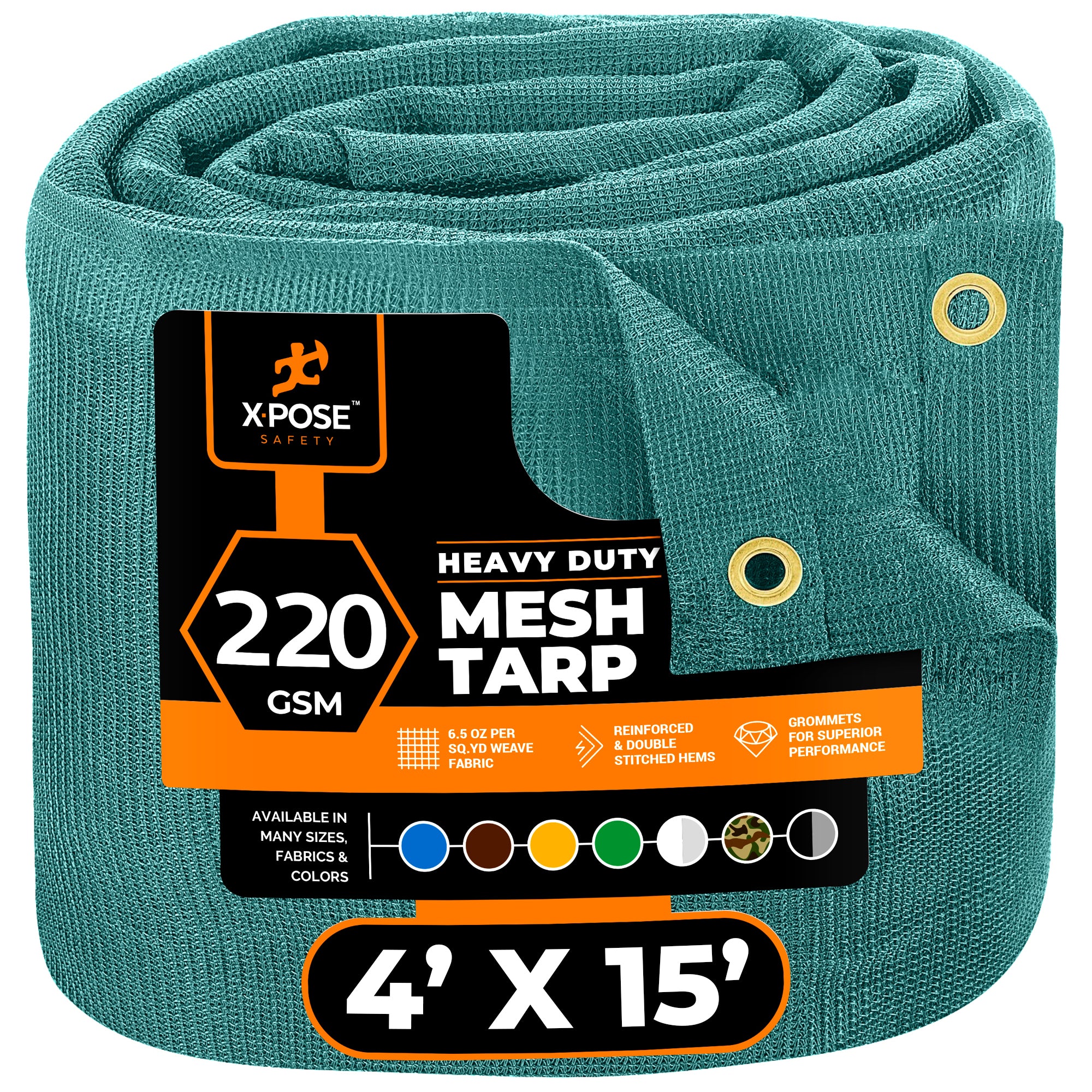 Green Mesh Truck Tarp