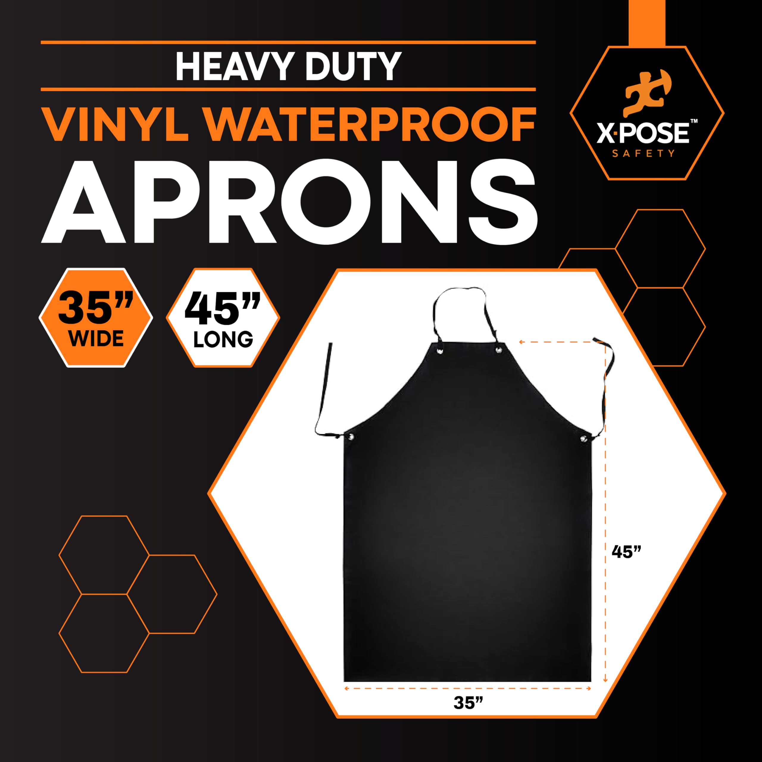 Heavy Duty Industrial grade Vinyl Aprons