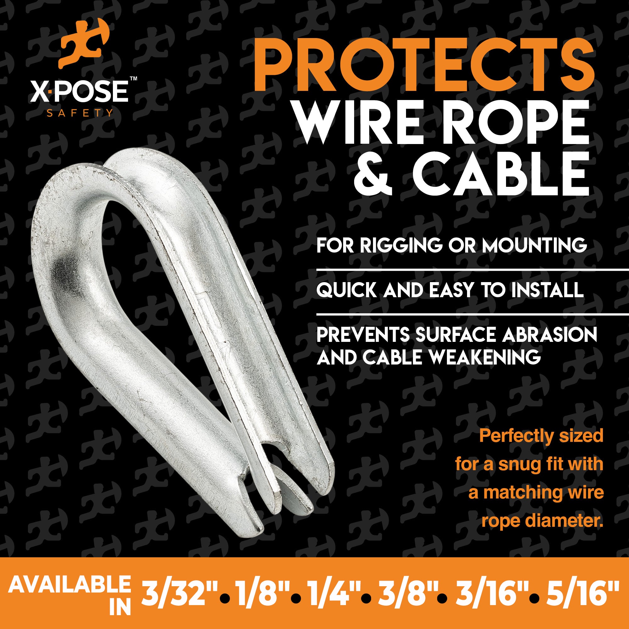 Galvanized Steel Cable Thimbles