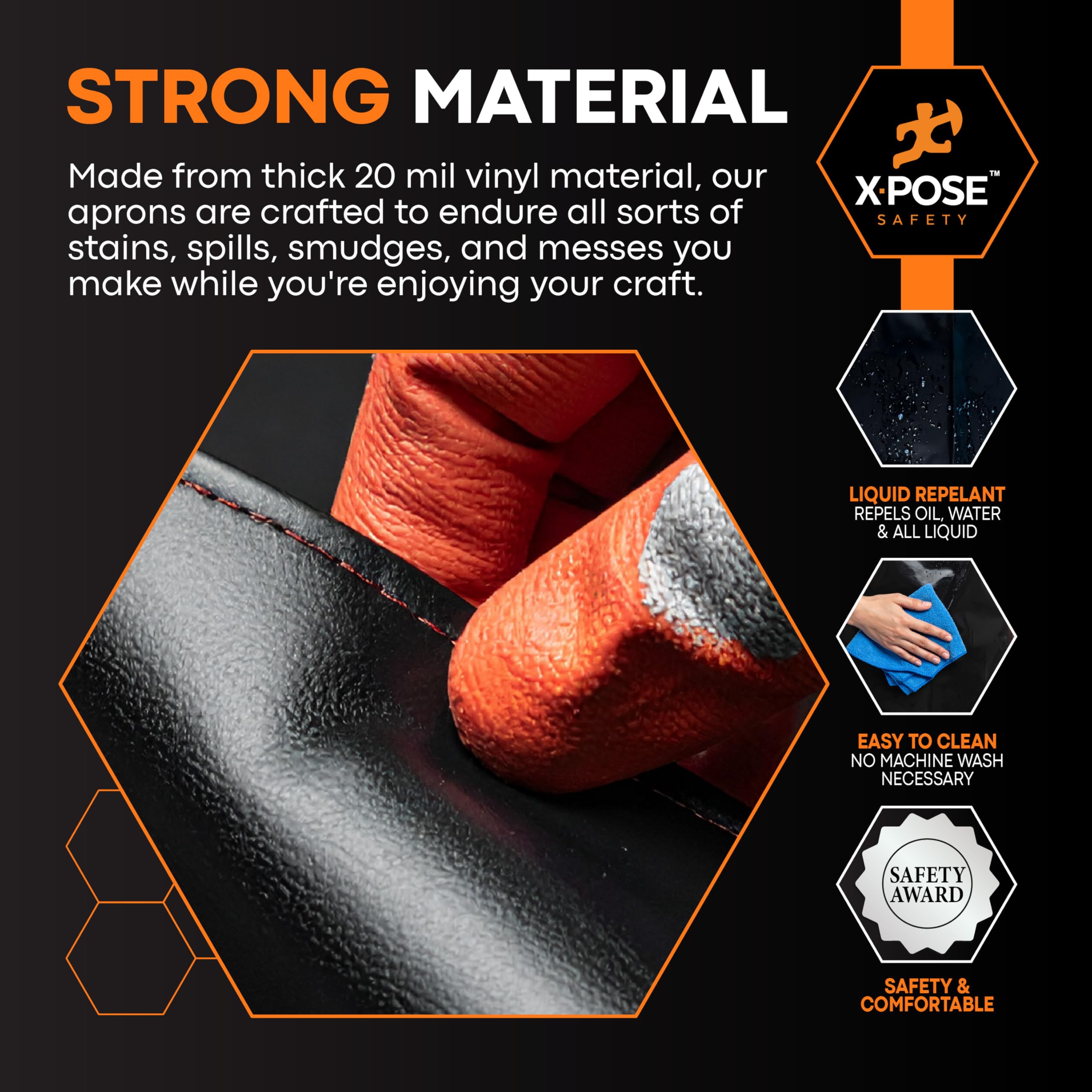 Heavy Duty Industrial grade Vinyl Aprons