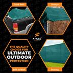 Green Mesh Truck Tarp