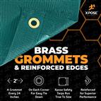 Green Mesh Truck Tarp