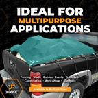 Green Mesh Truck Tarp