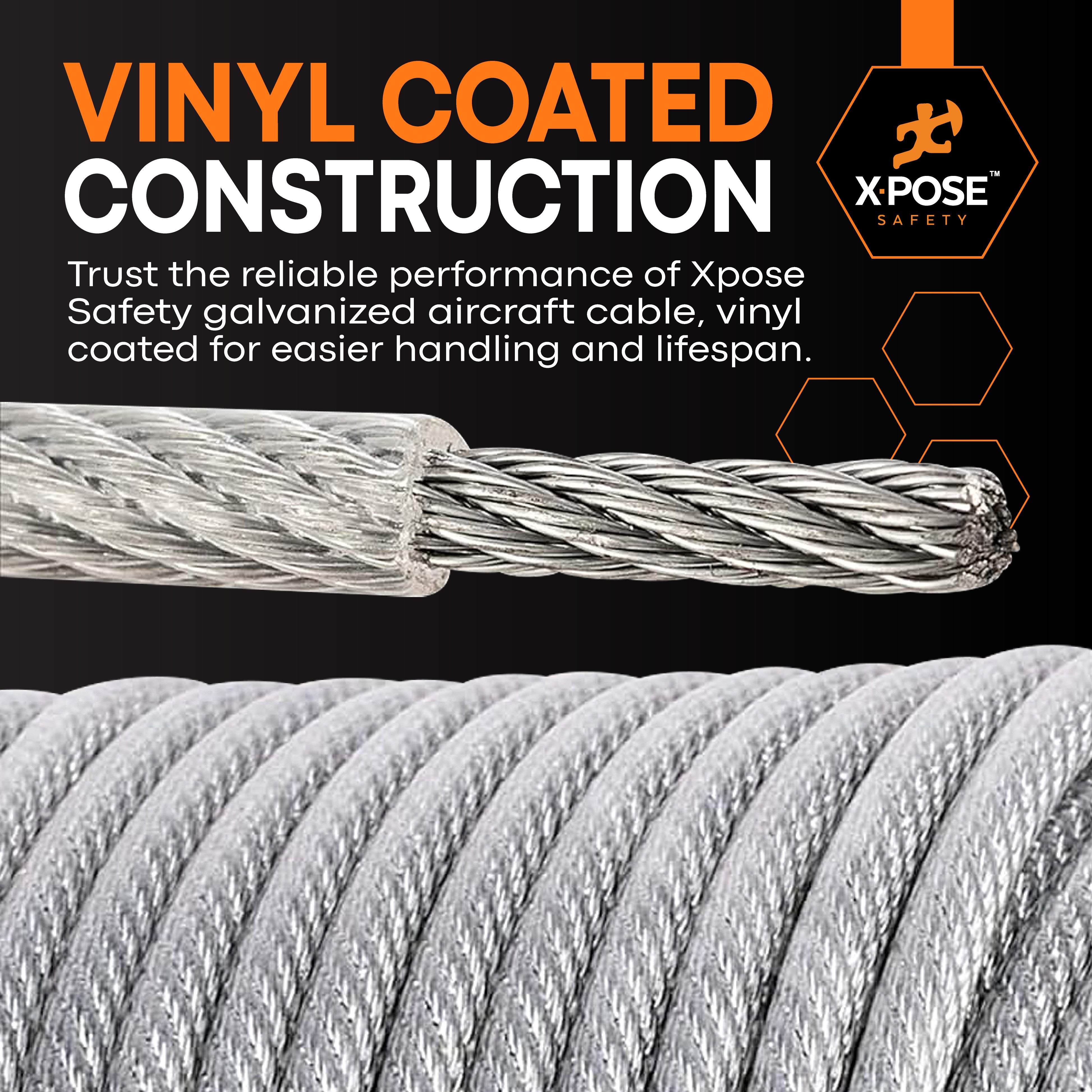 Vinyl Coated Galvanized Steel Aircraft Cable Wire