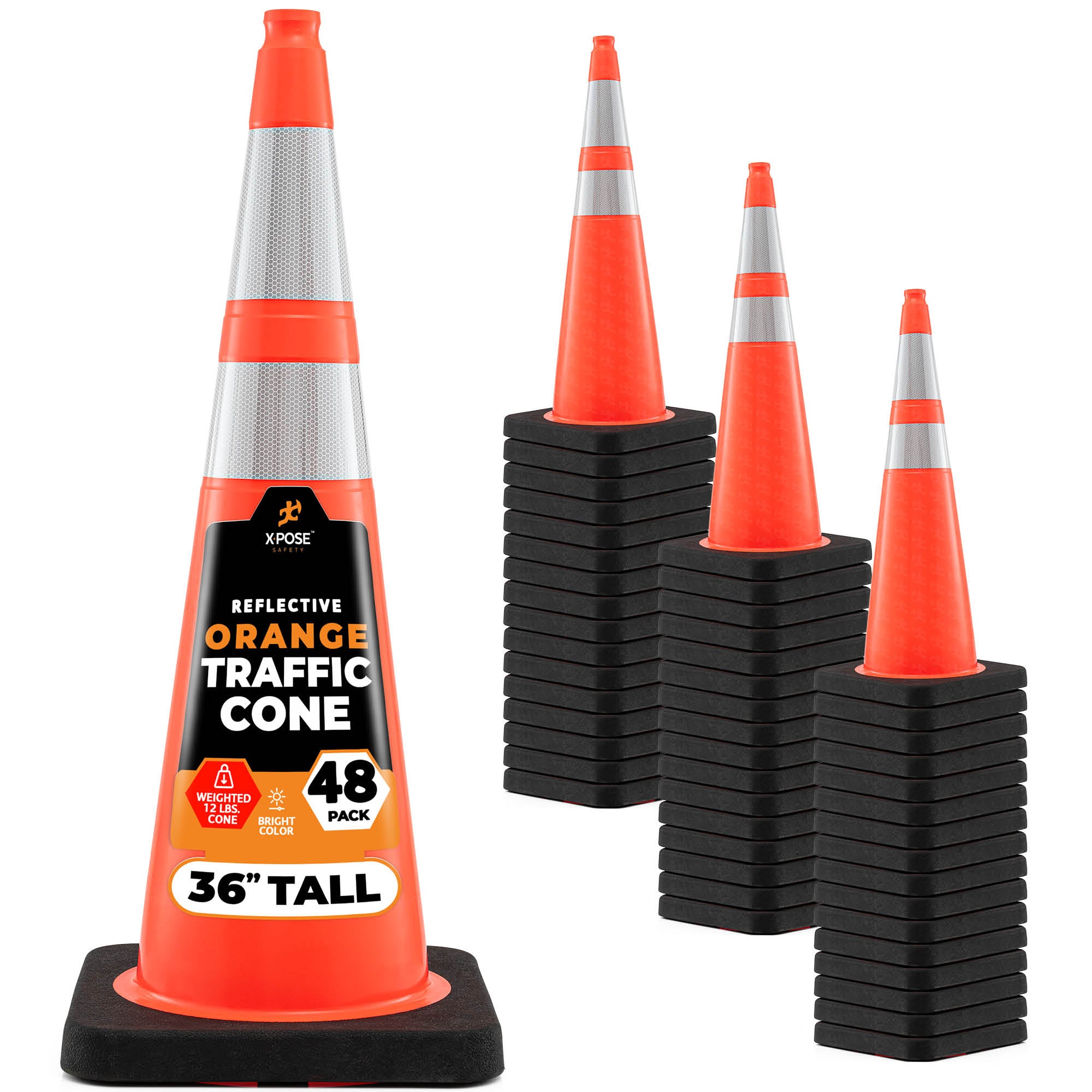 36" Orange Traffic Cone