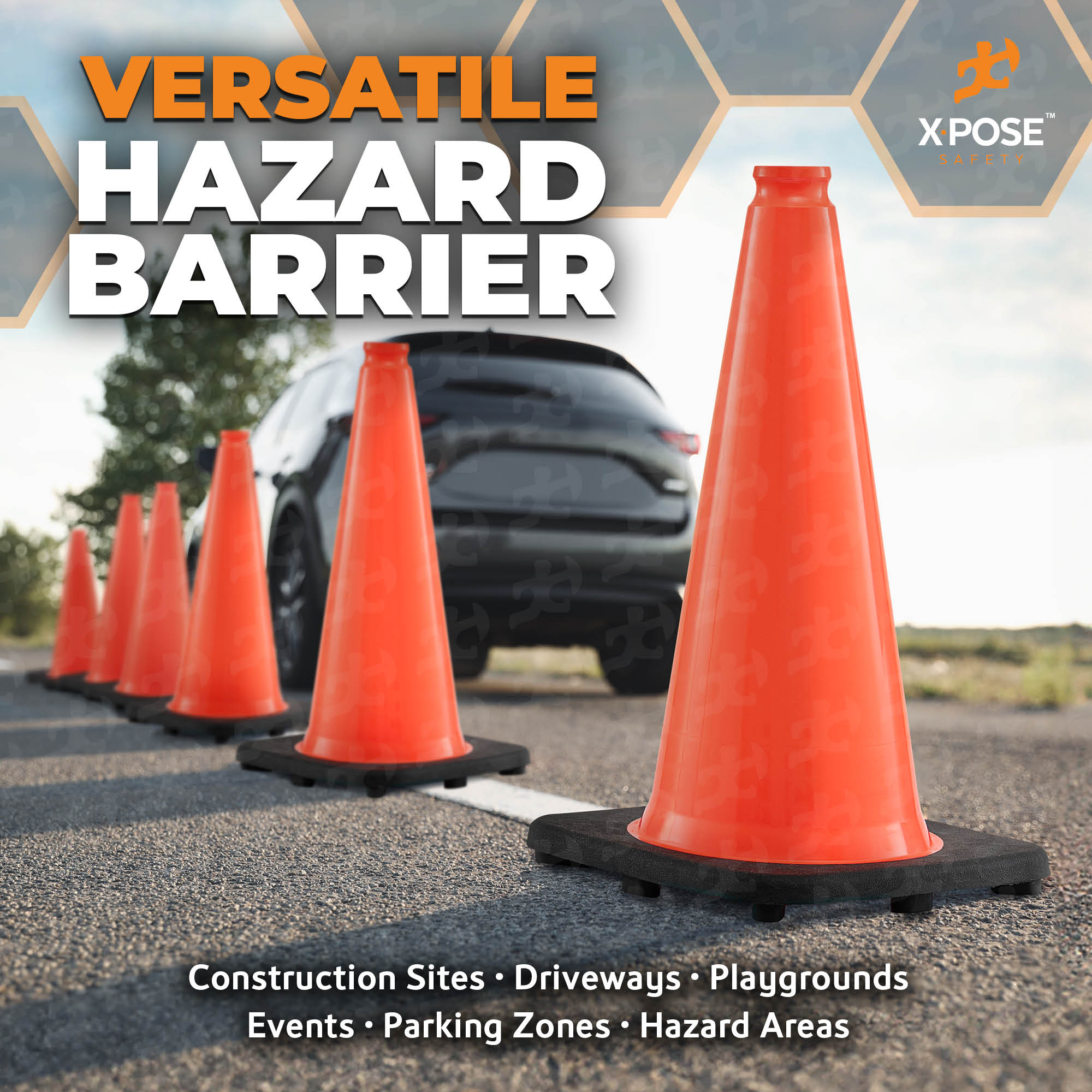 18" Orange Traffic Cone