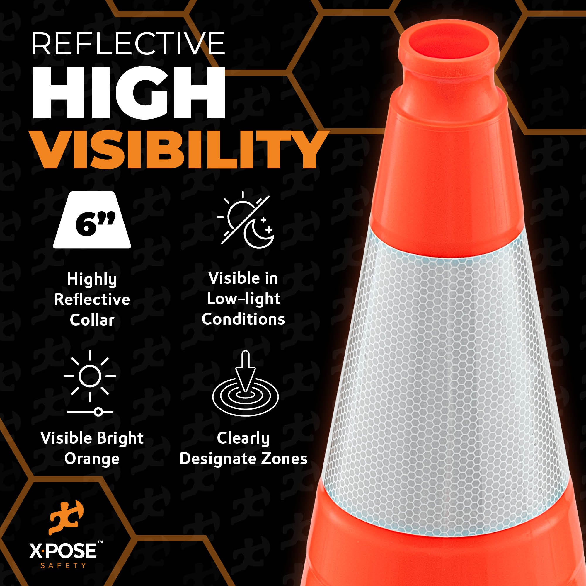 28" Orange Traffic Cone
