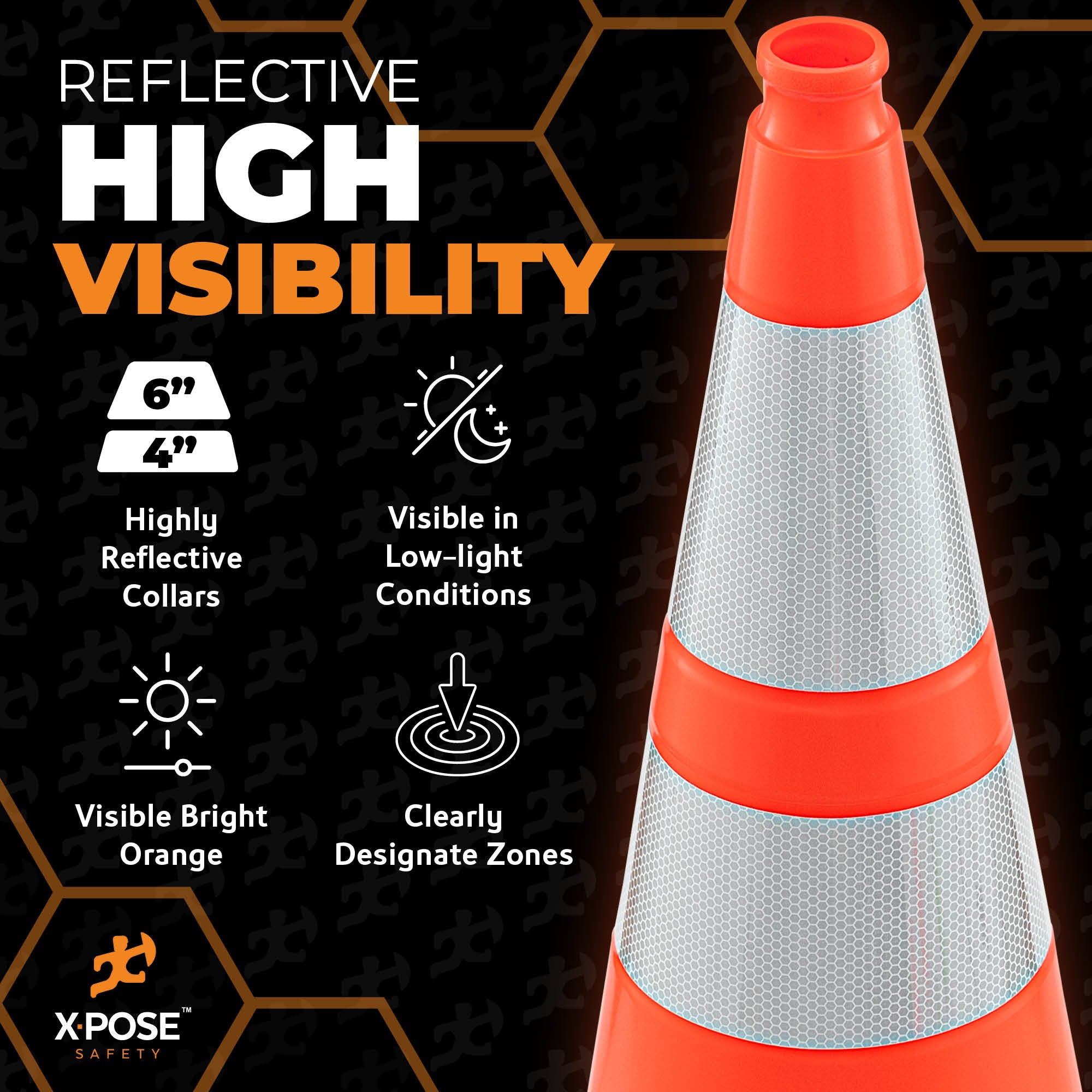28" Orange Traffic Cone