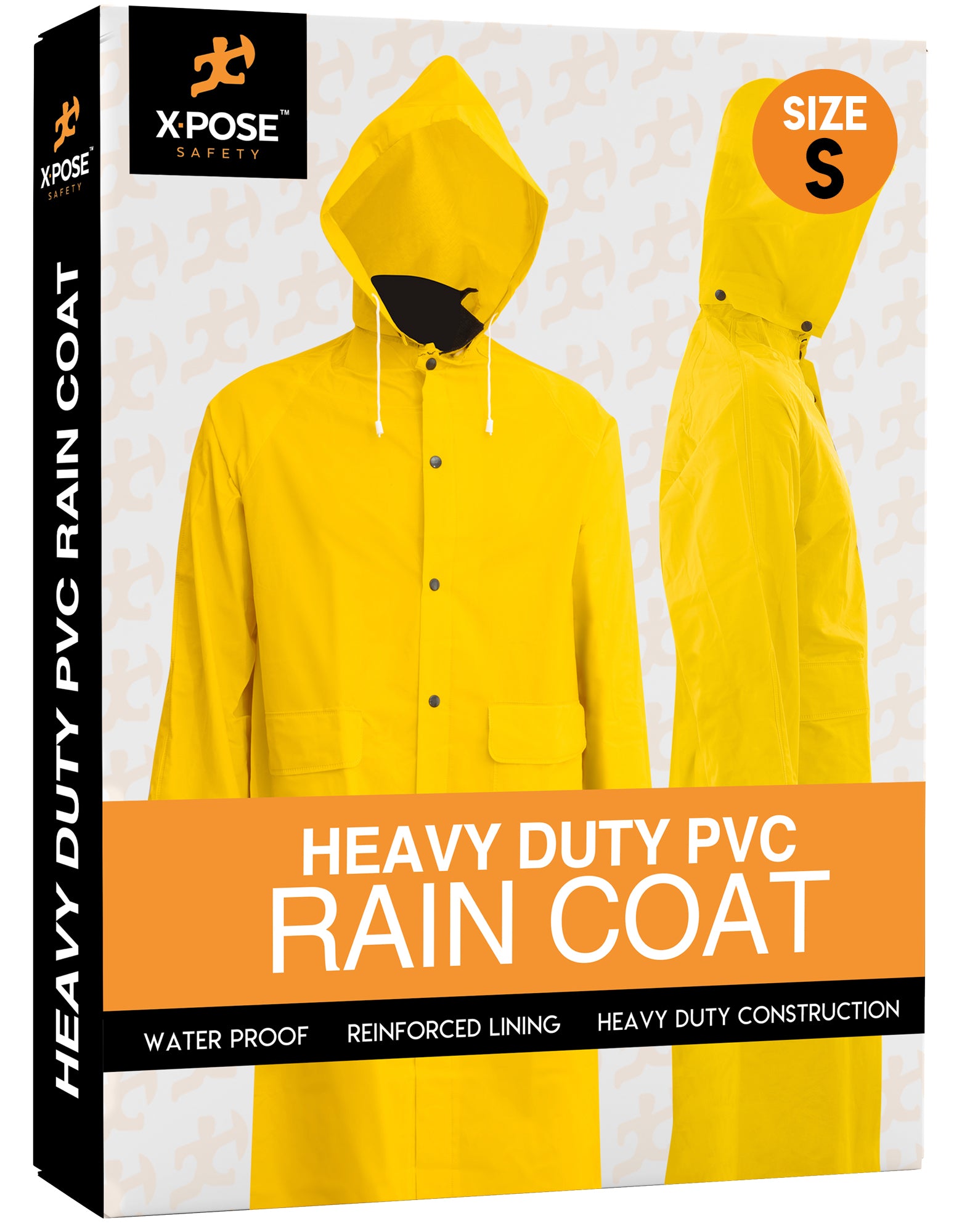 Rain Coat With Detachable Hood