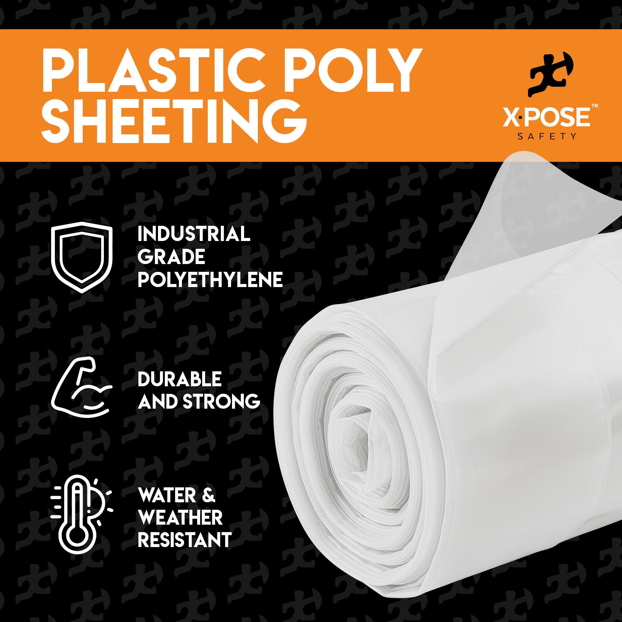 Heavy Duty Clear Fire Retardant Poly Sheeting