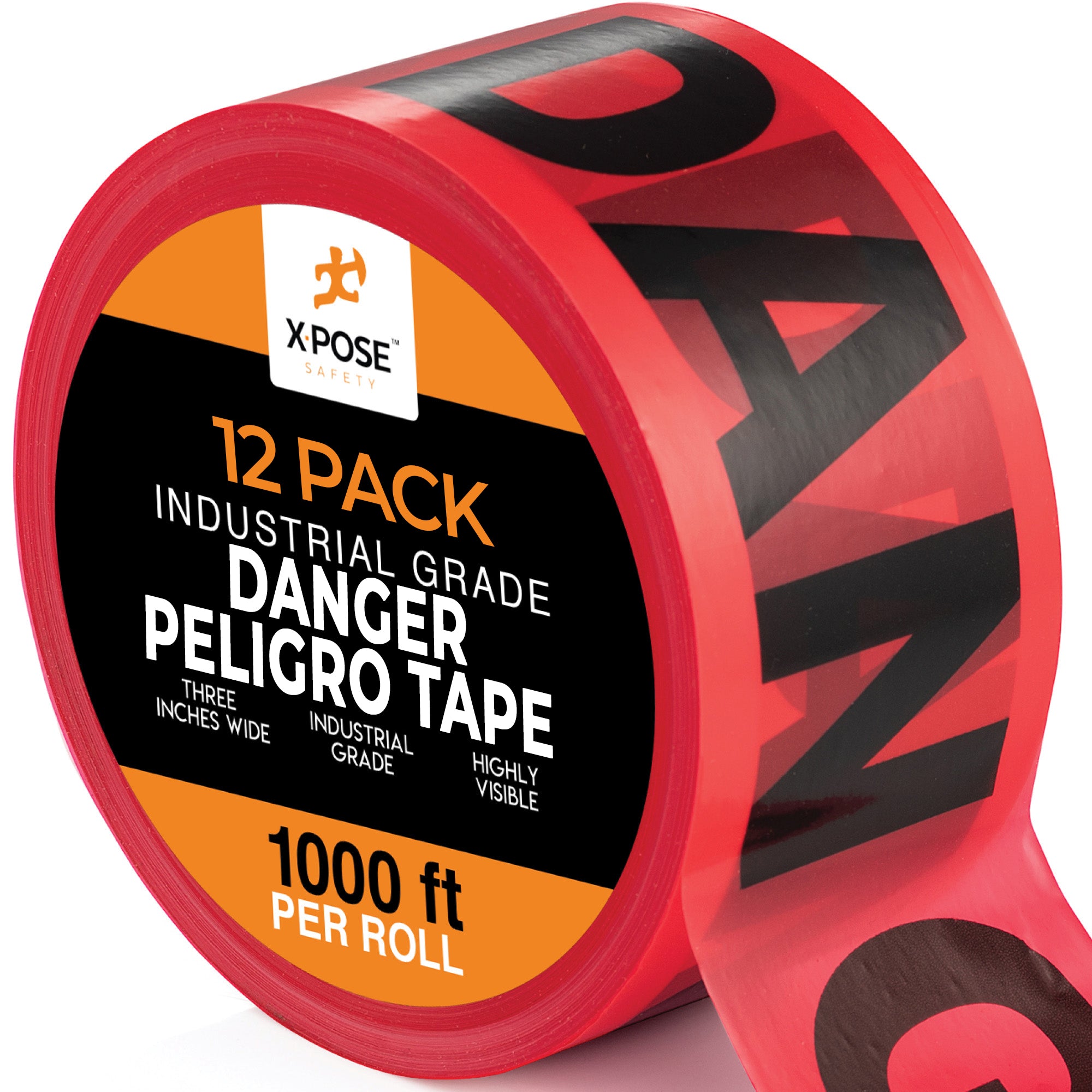 3" Barricade Tape Roll 1000 FT
