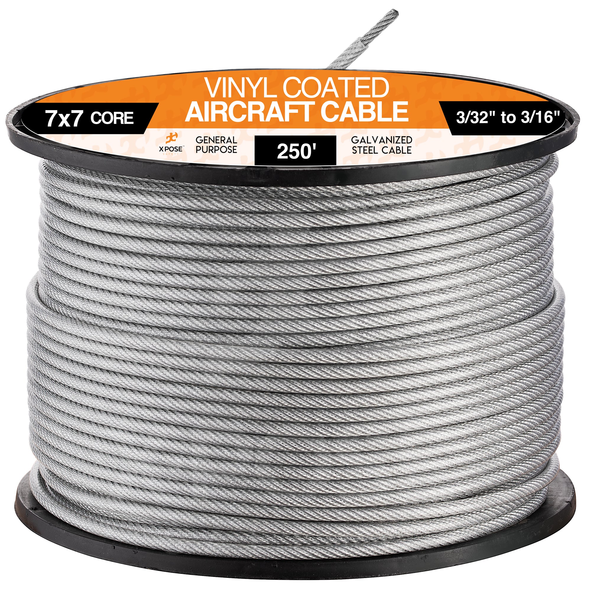 Vinyl Coated Galvanized Steel Aircraft Cable Wire