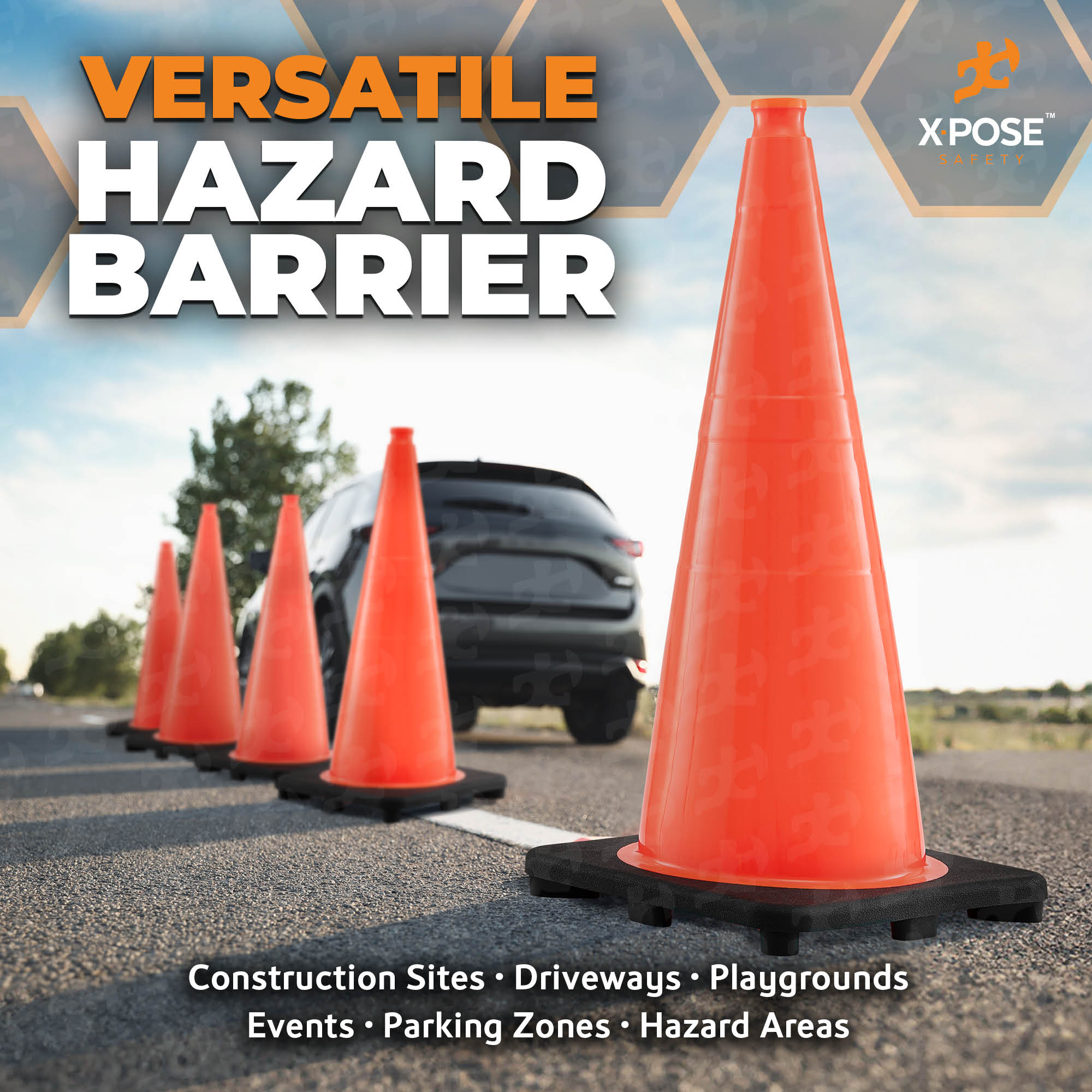 28" Orange Traffic Cone
