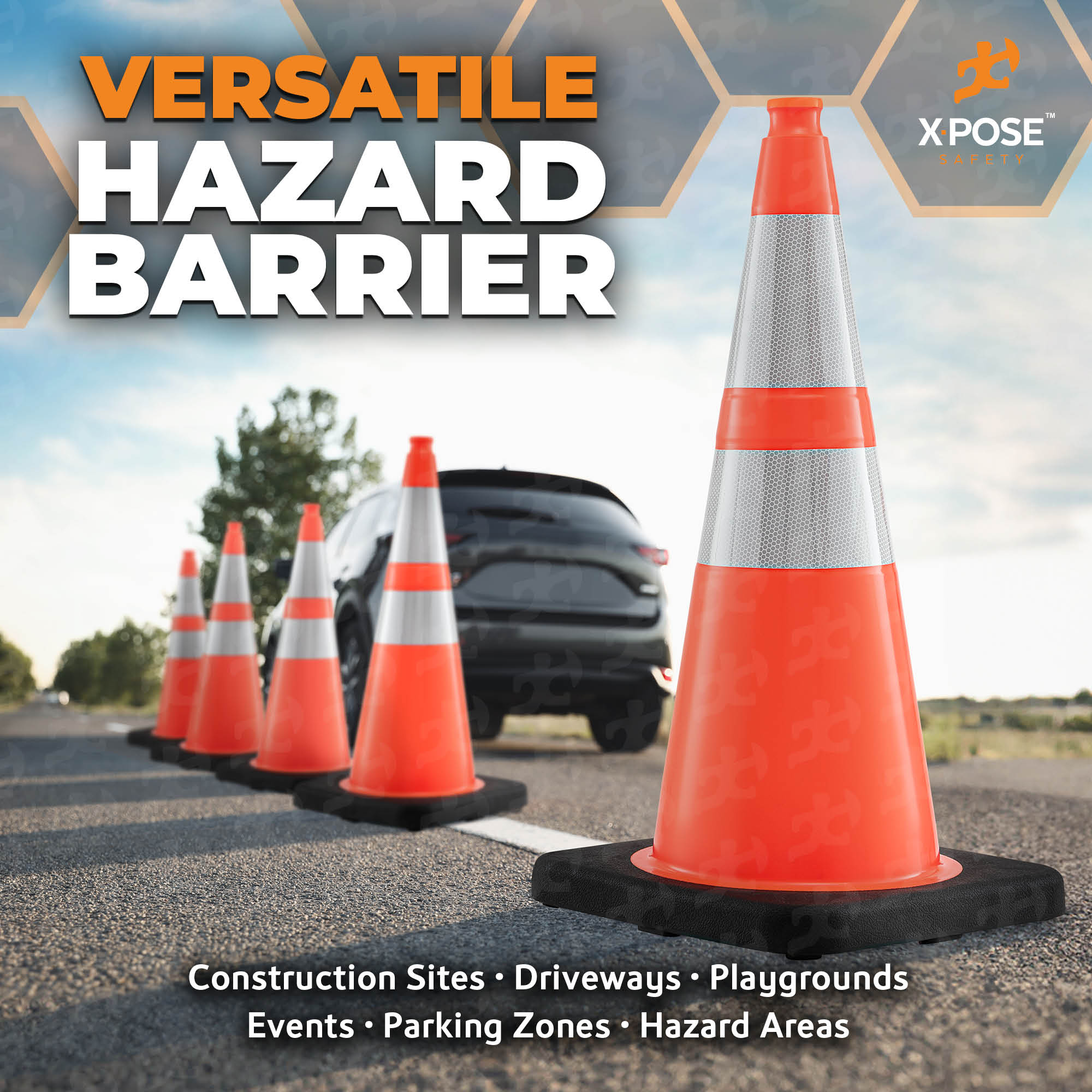 28" Orange Traffic Cone