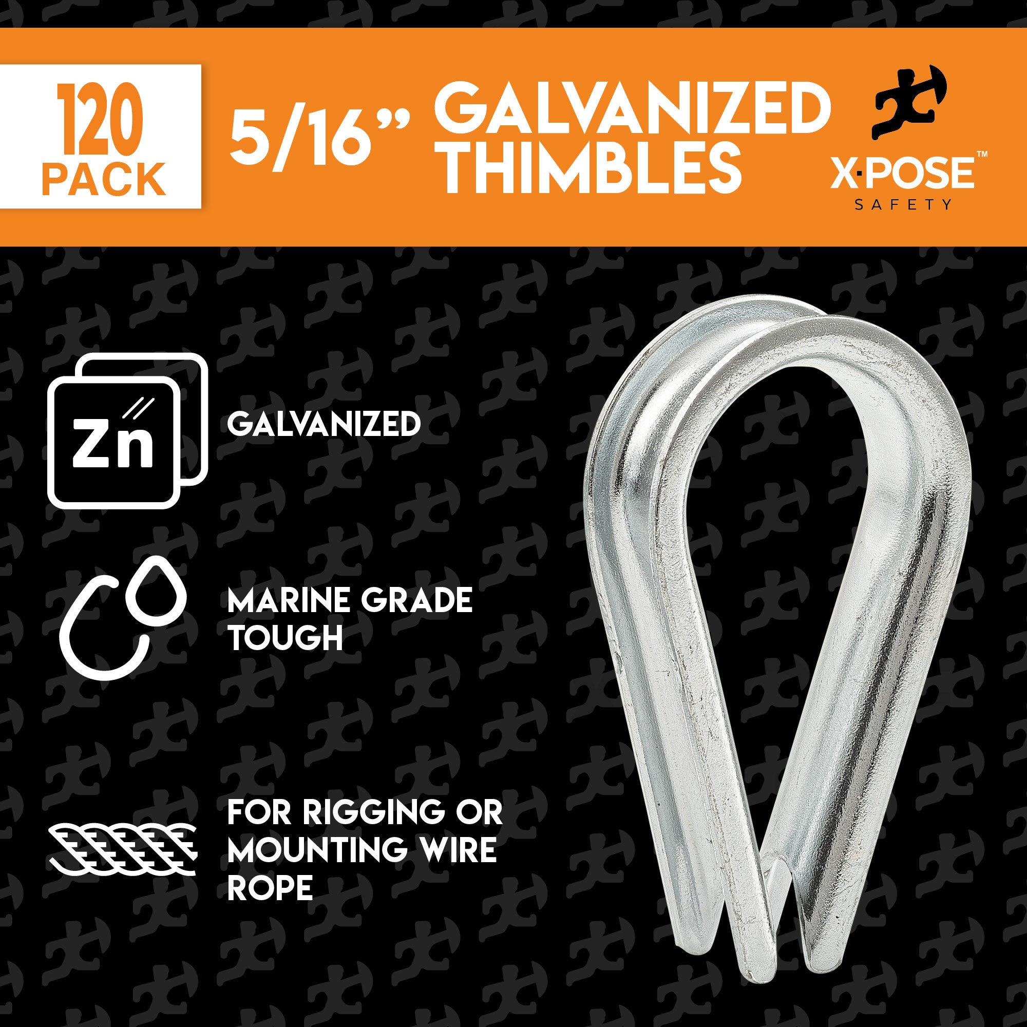 Galvanized Steel Cable Thimbles
