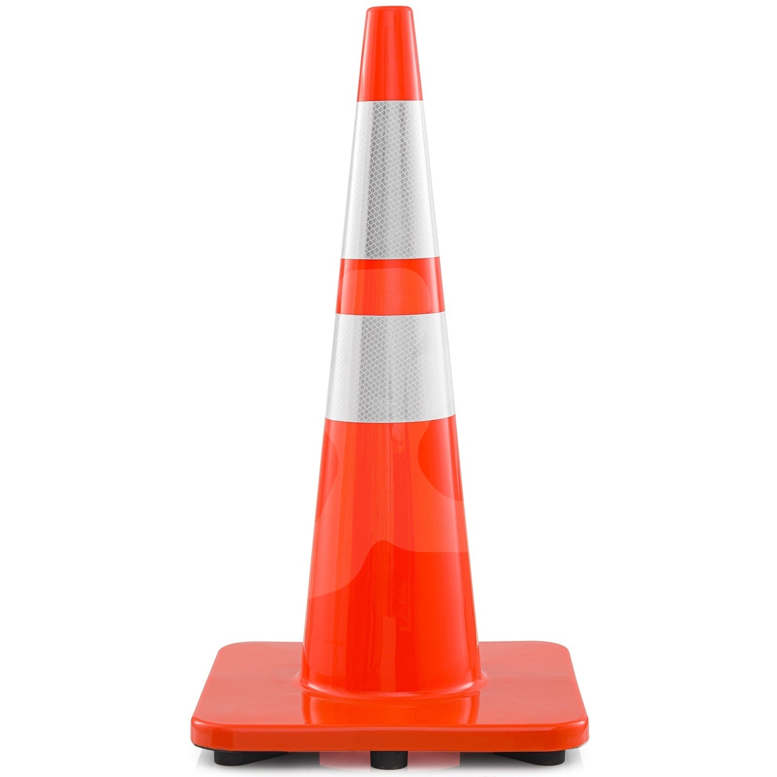 28" Slimline All Orange Traffic Cone