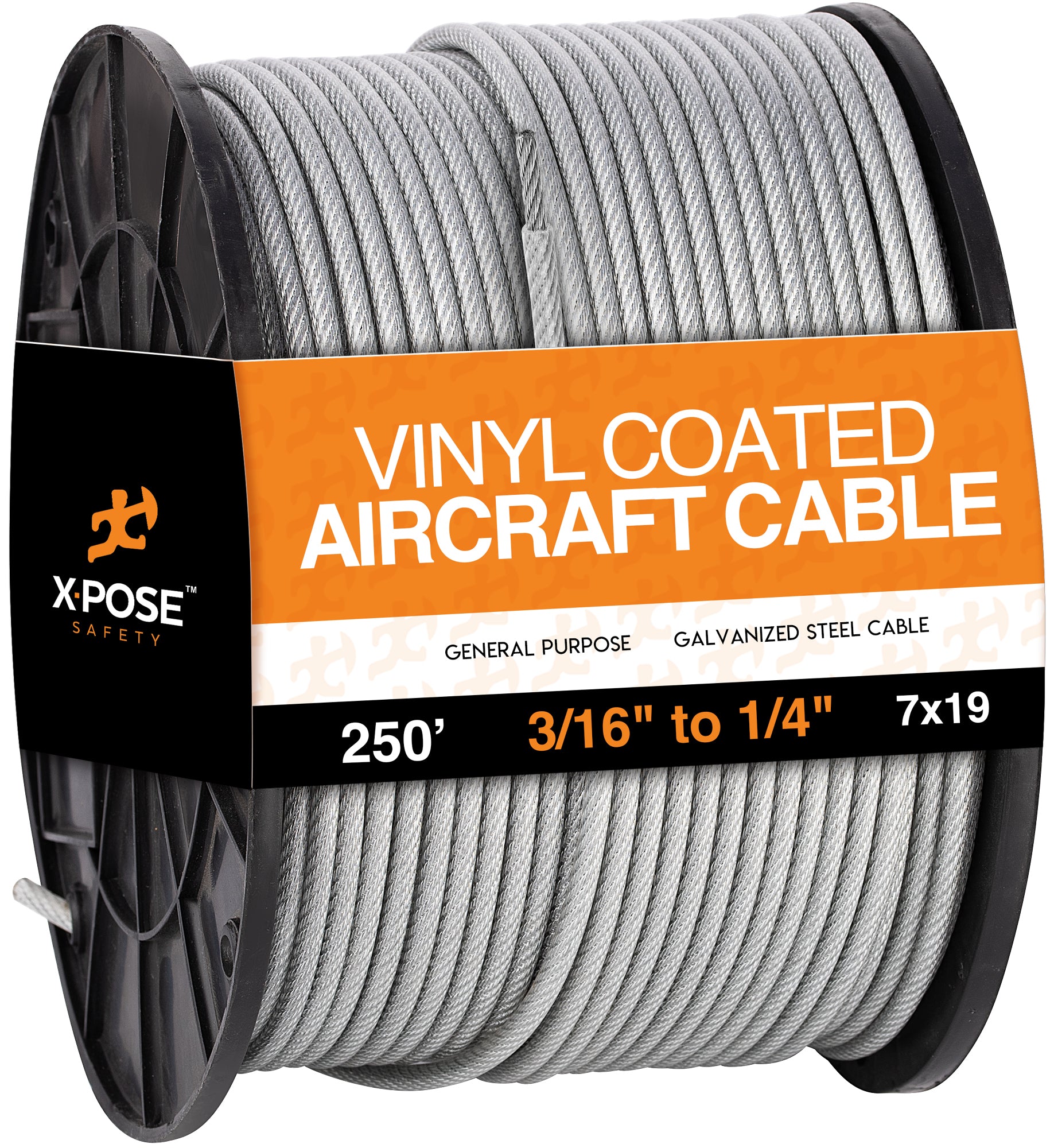 Vinyl Coated Galvanized Steel Aircraft Cable Wire