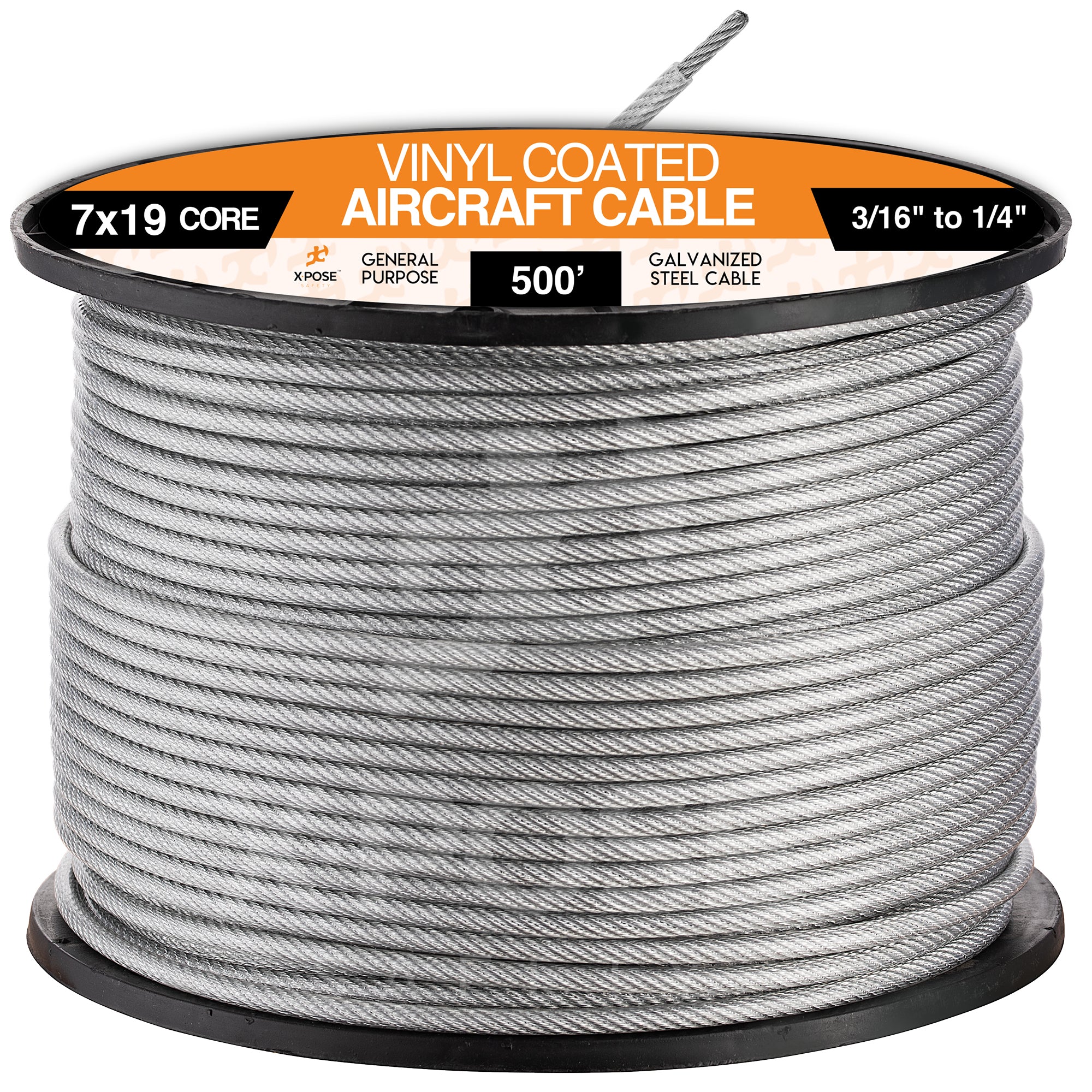 Vinyl Coated Galvanized Steel Aircraft Cable Wire