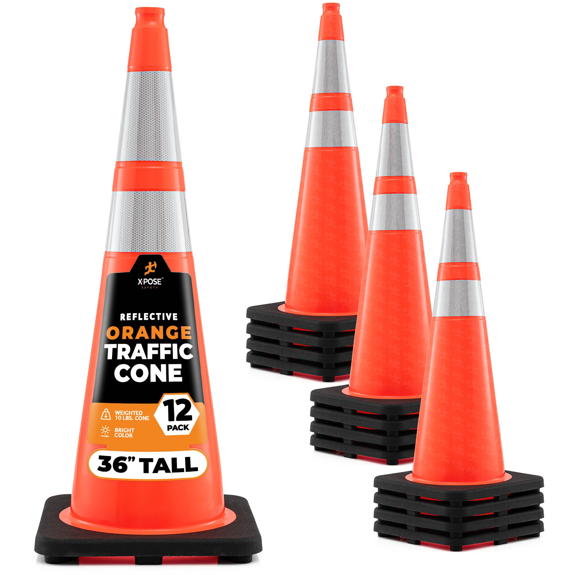 36" Orange Traffic Cone