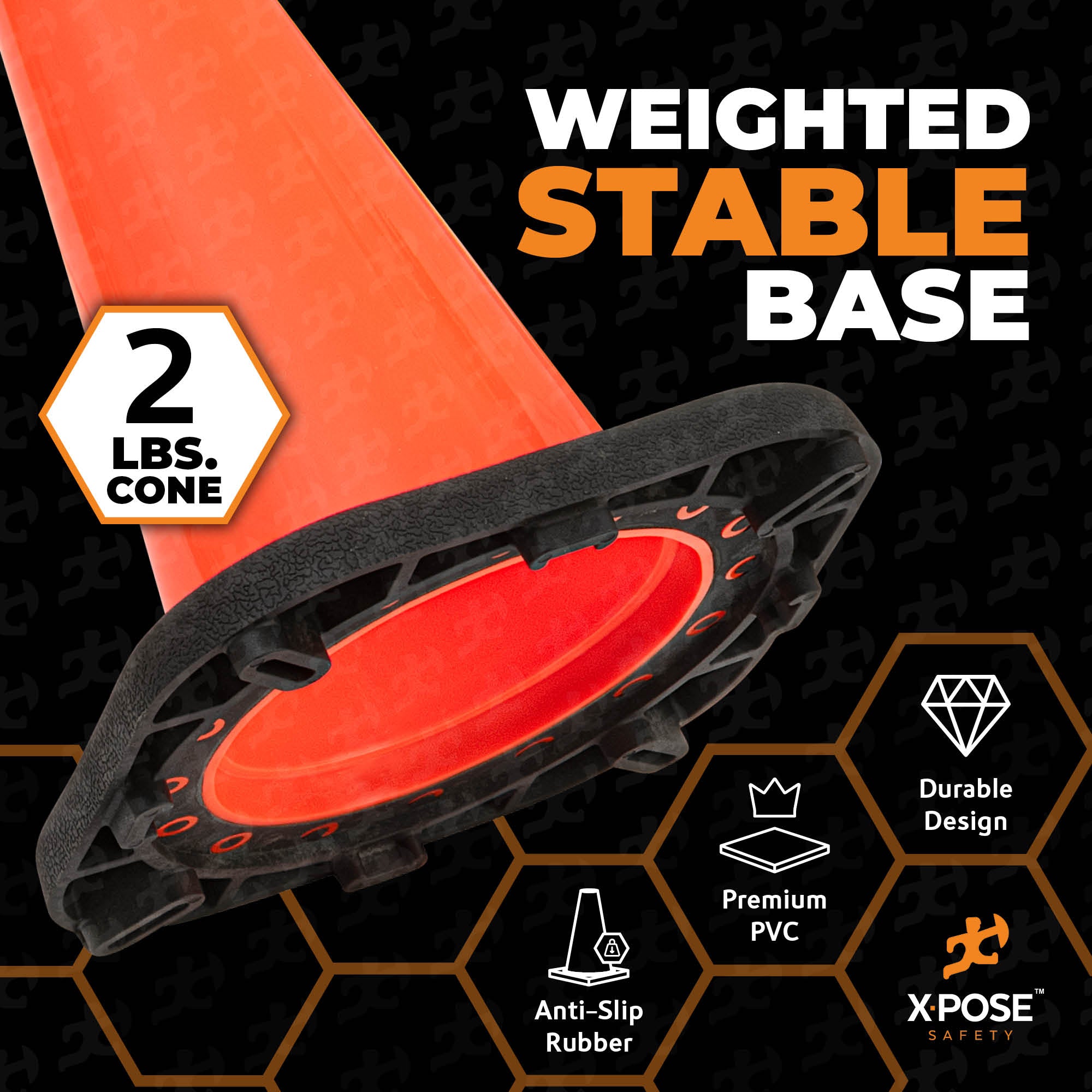12" Orange Traffic Cone